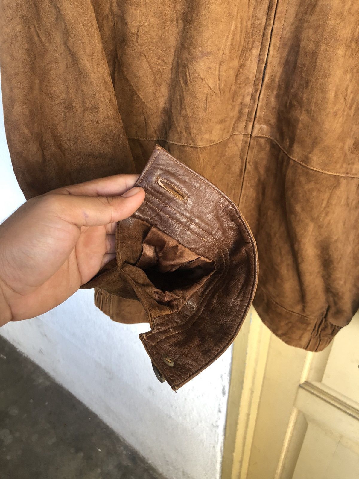 Japanese Brand Vintage Otto Collection Sheepskin Leather Bomber Jackets Size US M / EU 48-50 / 2 - 9 Thumbnail