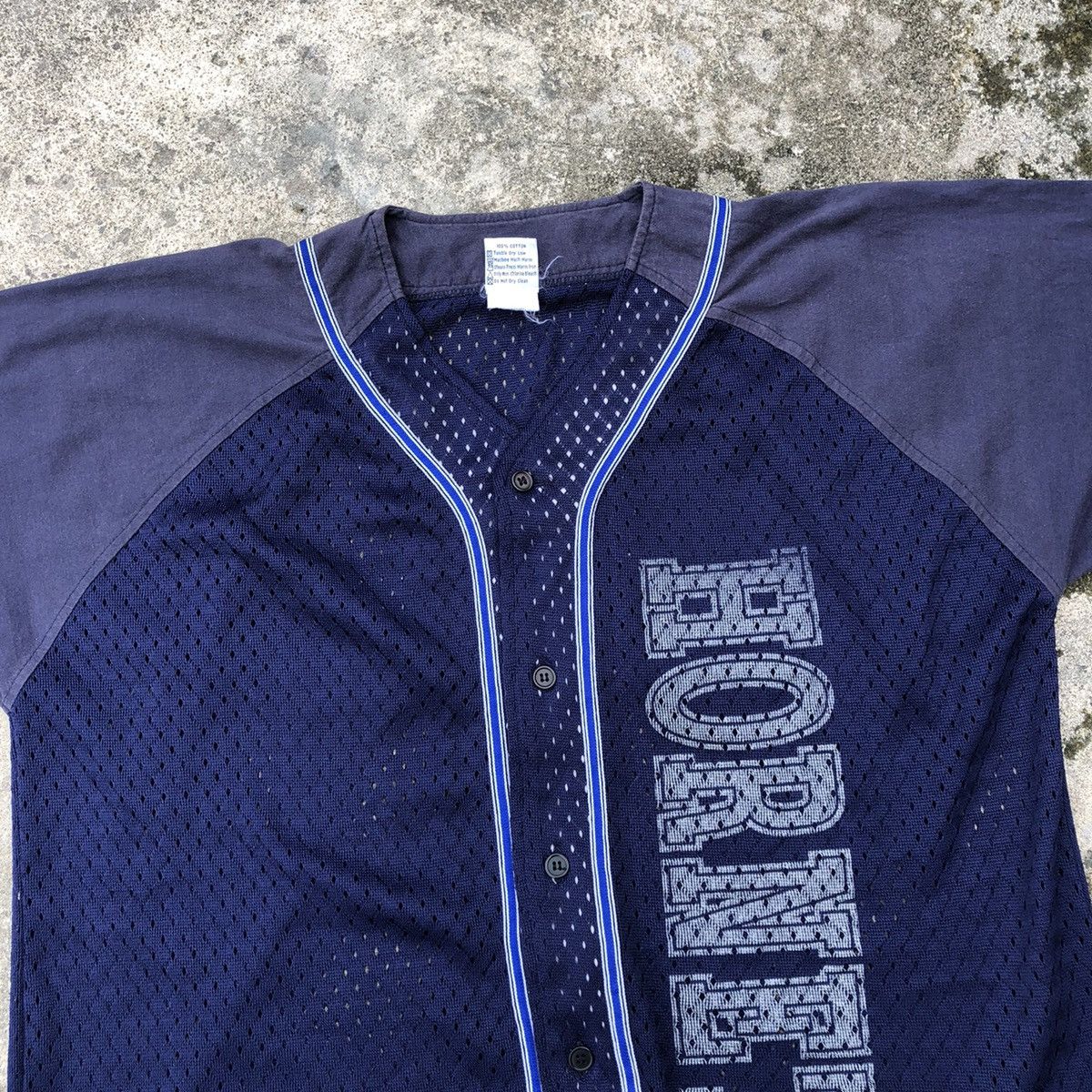 Japanese Brand × Vintage Rare Vintage Charlotte Hornets Big Logo Baseball Team Shirts Size US XL / EU 56 / 4 - 5 Thumbnail