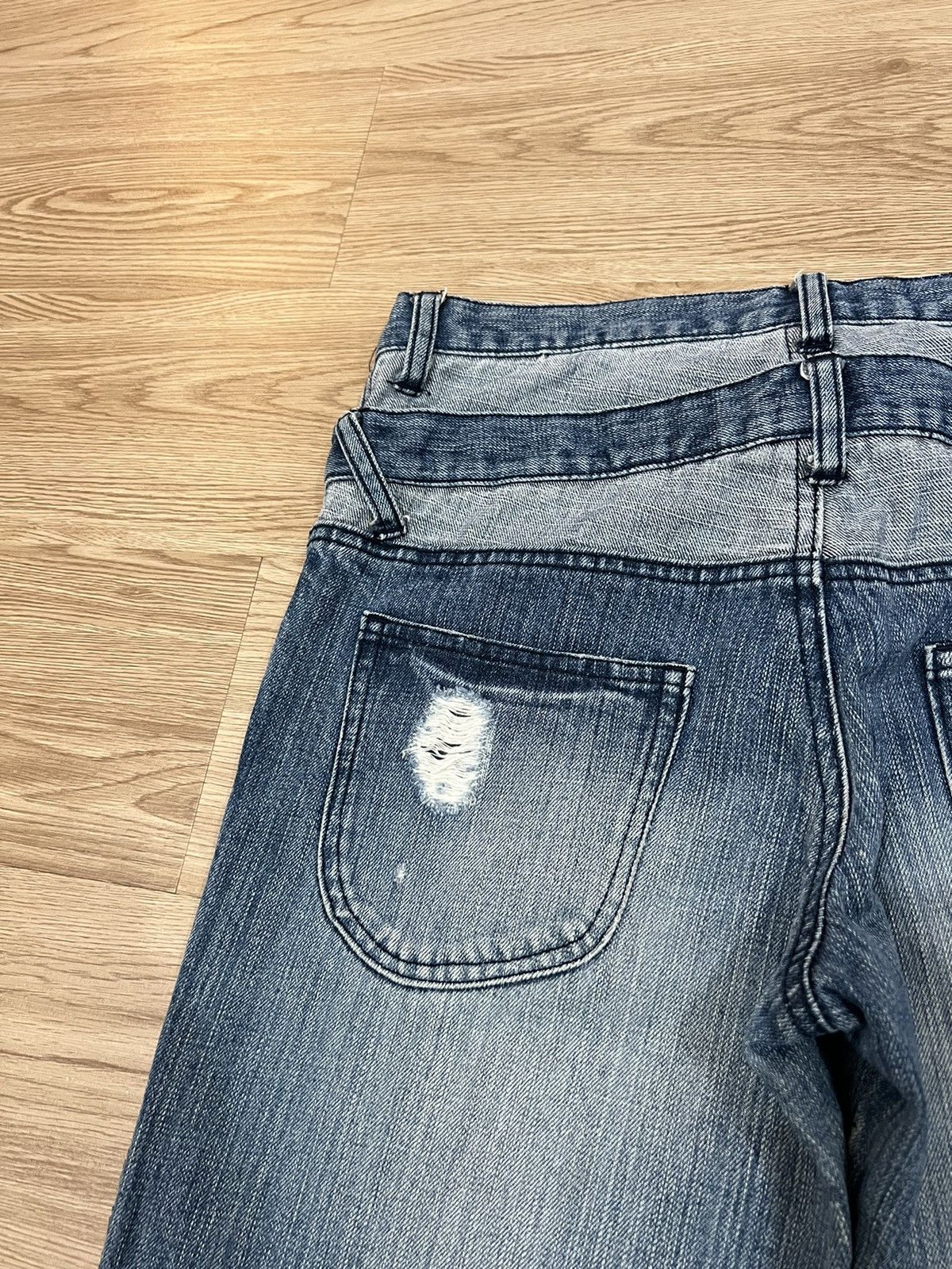Japanese Brand × Seditionaries 🔥MEGA RARE🔥Nicole Club For Men Double Waist Jeans Size US 30 / EU 46 - 11 Thumbnail