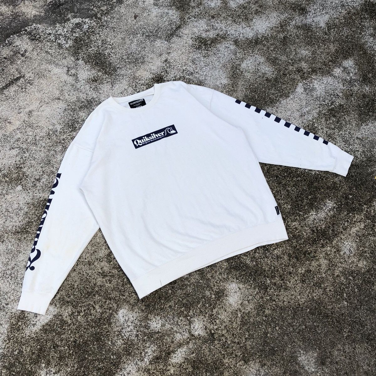 Quiksilver 🔥Rare🔥Quiksilver Surf Board Box Logo Speelout Sweatshirts Size US L / EU 52-54 / 3 - 2 Thumbnail