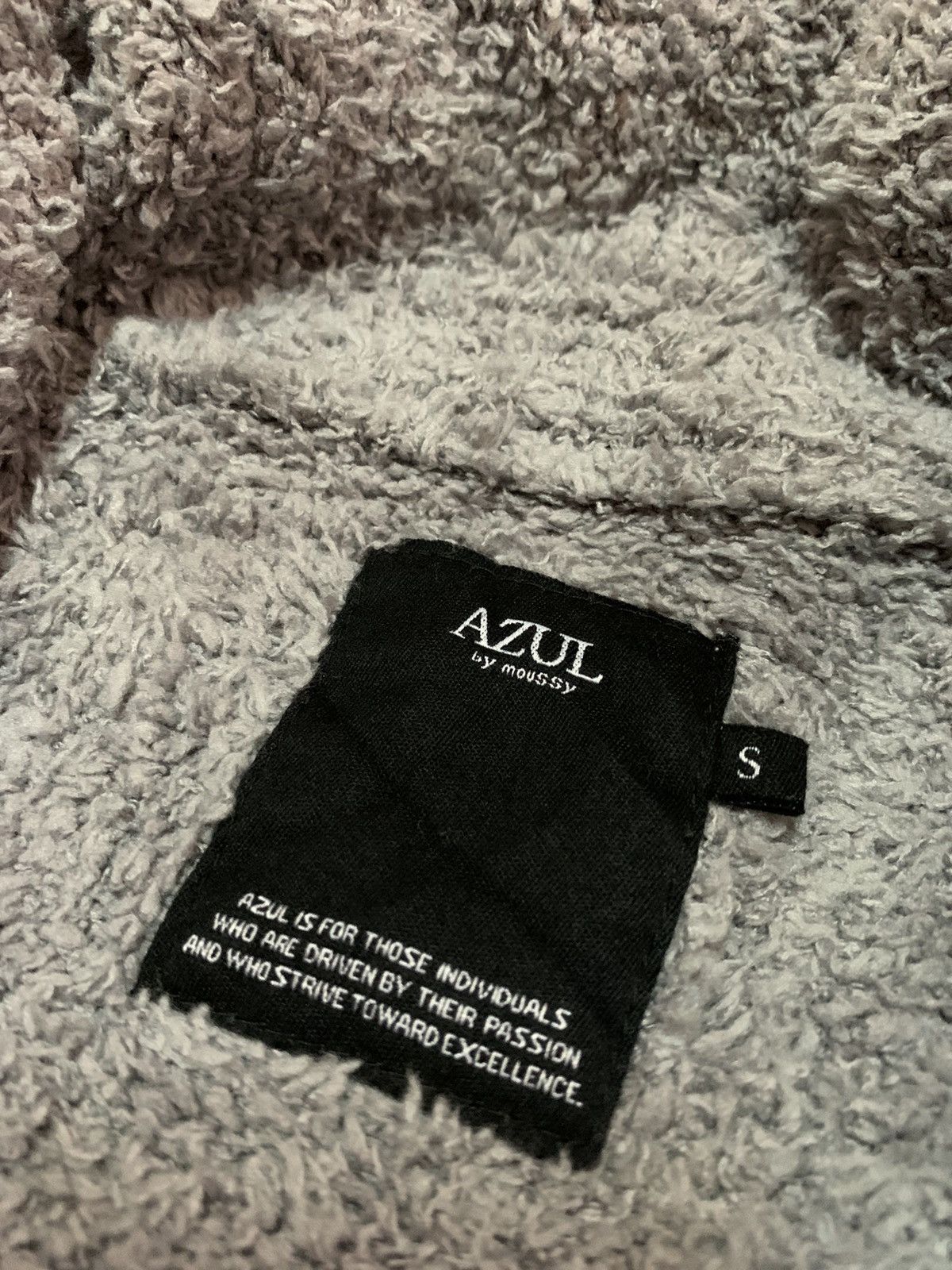 Japanese Brand Azul by Moussy Fleece Cardigan Size US S / EU 44-46 / 1 - 4 Thumbnail