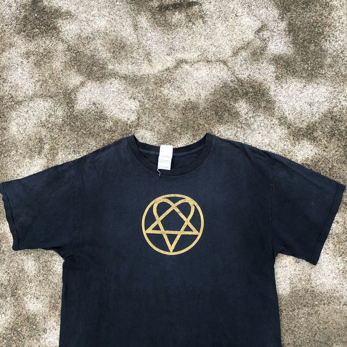 Band Tees × Vintage 🔥90s🔥HIM Gothic Rock Band OG Logo Promo Tee Size US L / EU 52-54 / 3 - 2 Thumbnail