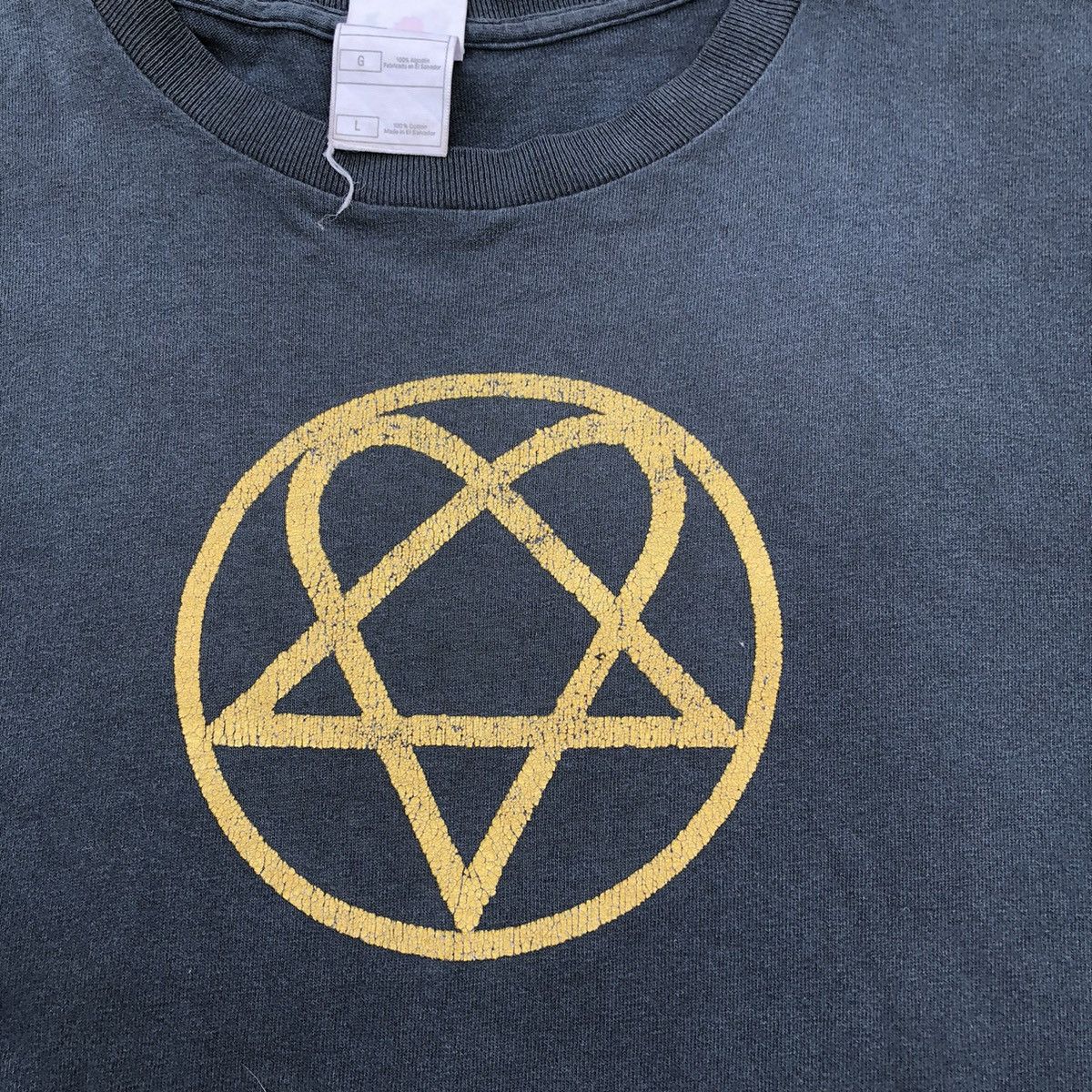 Band Tees × Vintage 🔥90s🔥HIM Gothic Rock Band OG Logo Promo Tee Size US L / EU 52-54 / 3 - 3 Thumbnail