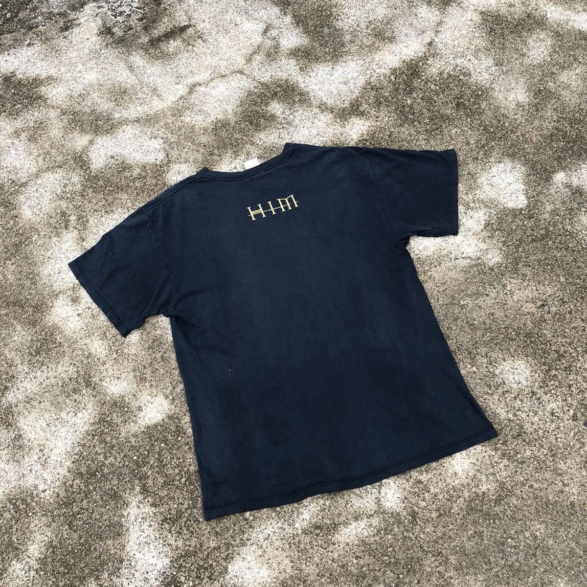 Band Tees × Vintage 🔥90s🔥HIM Gothic Rock Band OG Logo Promo Tee Size US L / EU 52-54 / 3 - 4 Thumbnail