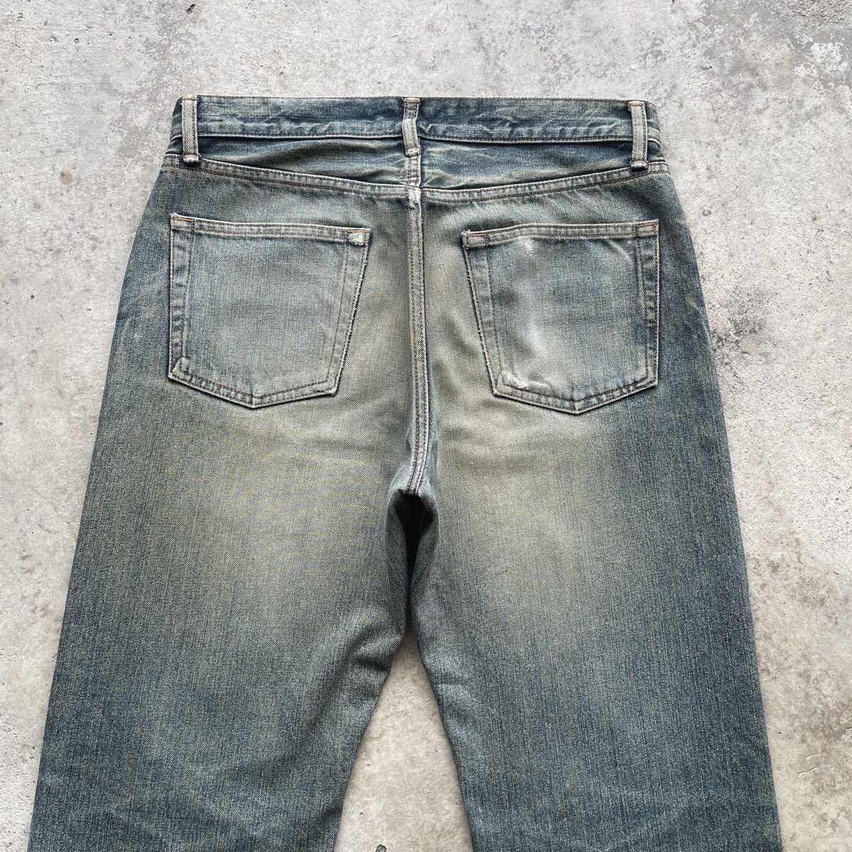Japanese Brand RUSTY🔥 Japanese Vintage Faded Distressed Jeans Denim Pants Size US 32 / EU 48 - 7 Thumbnail