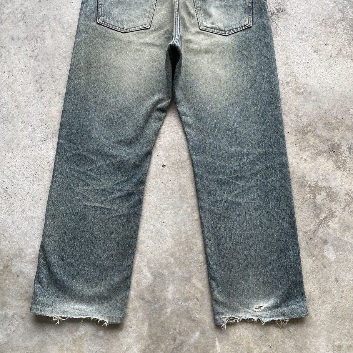 Japanese Brand RUSTY🔥 Japanese Vintage Faded Distressed Jeans Denim Pants Size US 32 / EU 48 - 8 Thumbnail