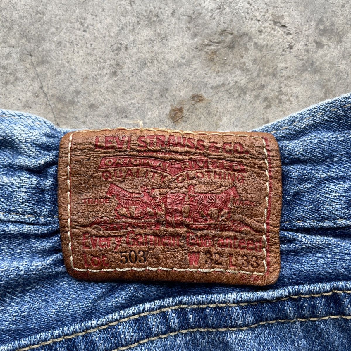 Levi's Vintage Clothing Vintage Levi’s 503 Distressed Faded Denim Jeans Pants W31 Size US 31 - 10 Thumbnail