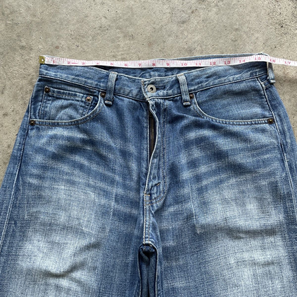 Levi's Vintage Clothing Vintage Levi’s 503 Distressed Faded Denim Jeans Pants W31 Size US 31 - 5 Thumbnail