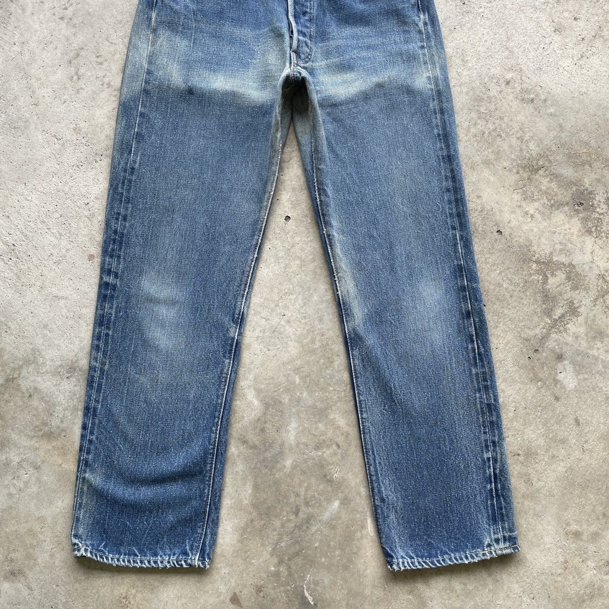 Levi's Vintage Clothing 70s Vintage Levi's 501 Made In USA Distressed Jeans 29x28 Size US 29 - 4 Thumbnail
