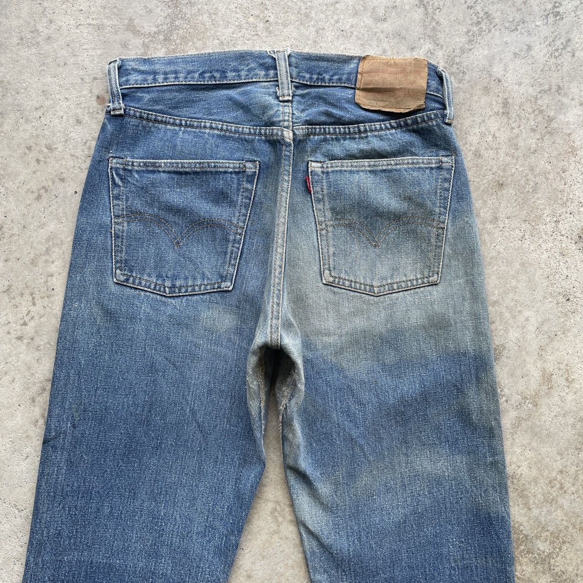 Levi's Vintage Clothing 70s Vintage Levi's 501 Made In USA Distressed Jeans 29x28 Size US 29 - 15 Thumbnail