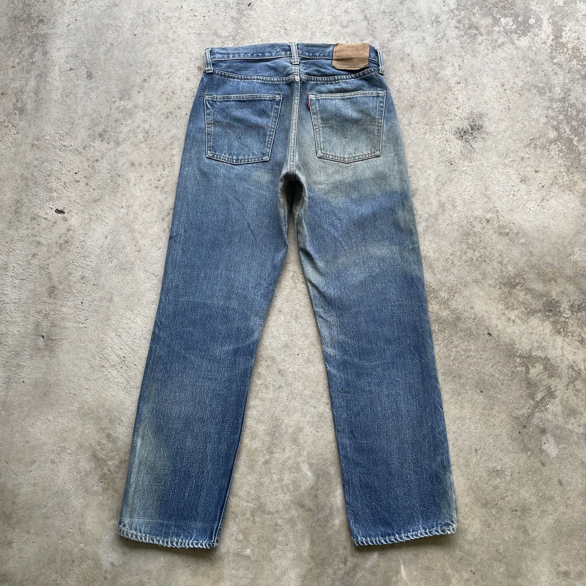 Levi's Vintage Clothing 70s Vintage Levi's 501 Made In USA Distressed Jeans 29x28 Size US 29 - 17 Thumbnail
