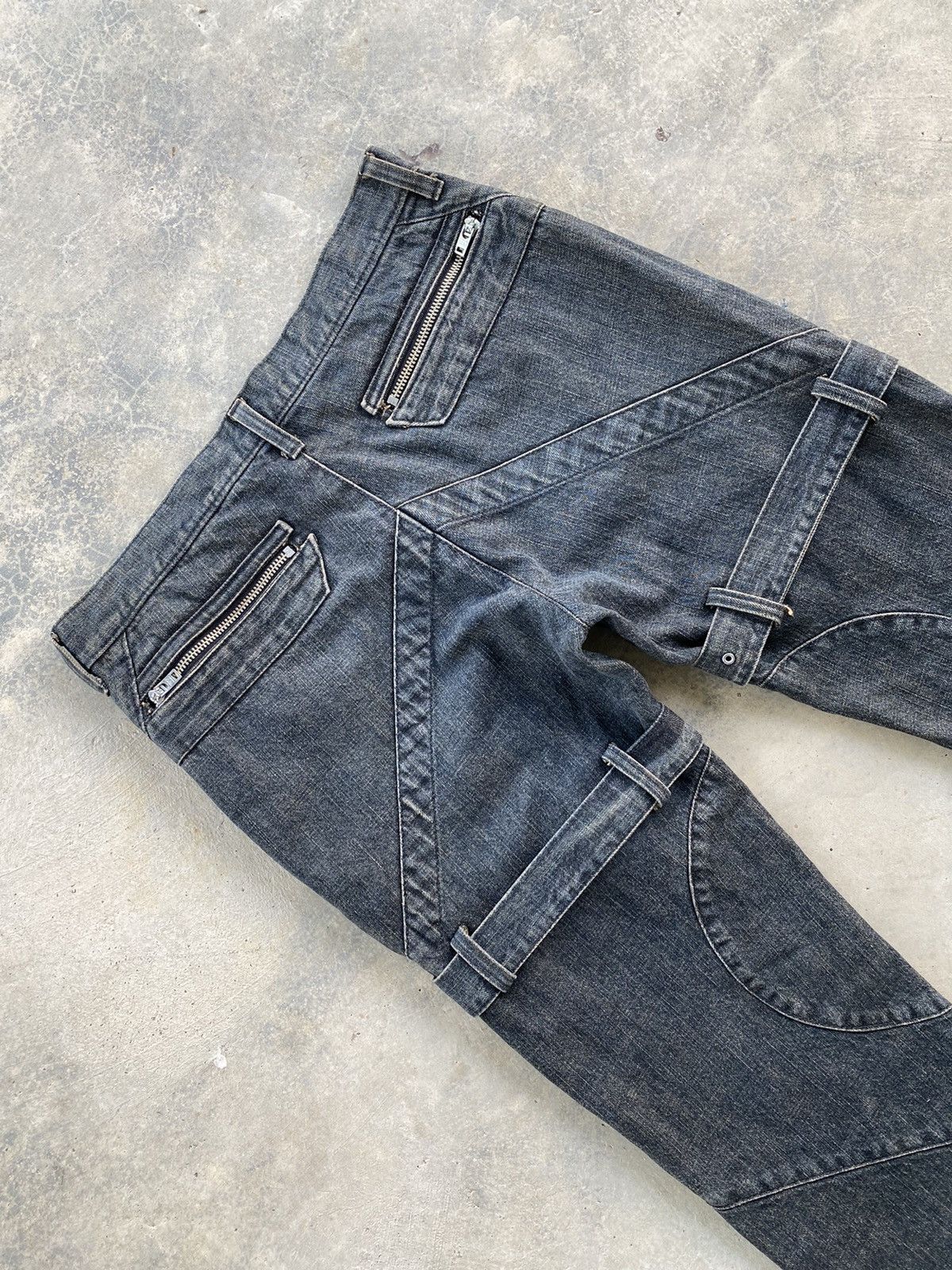 Japanese Brand Vintage As Super Sonic Bondage Seditionaries Denim Pants Size US 31 - 7 Thumbnail