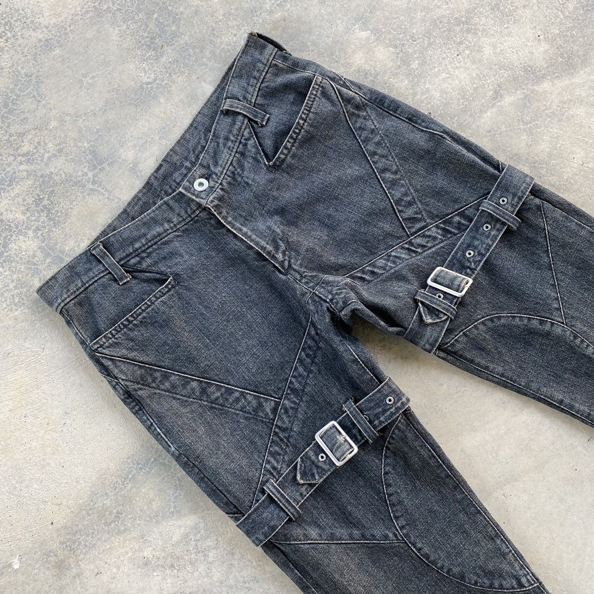 Japanese Brand Vintage As Super Sonic Bondage Seditionaries Denim Pants Size US 31 - 3 Thumbnail