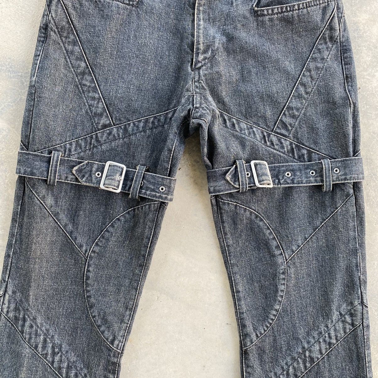Japanese Brand Vintage As Super Sonic Bondage Seditionaries Denim Pants Size US 31 - 5 Thumbnail