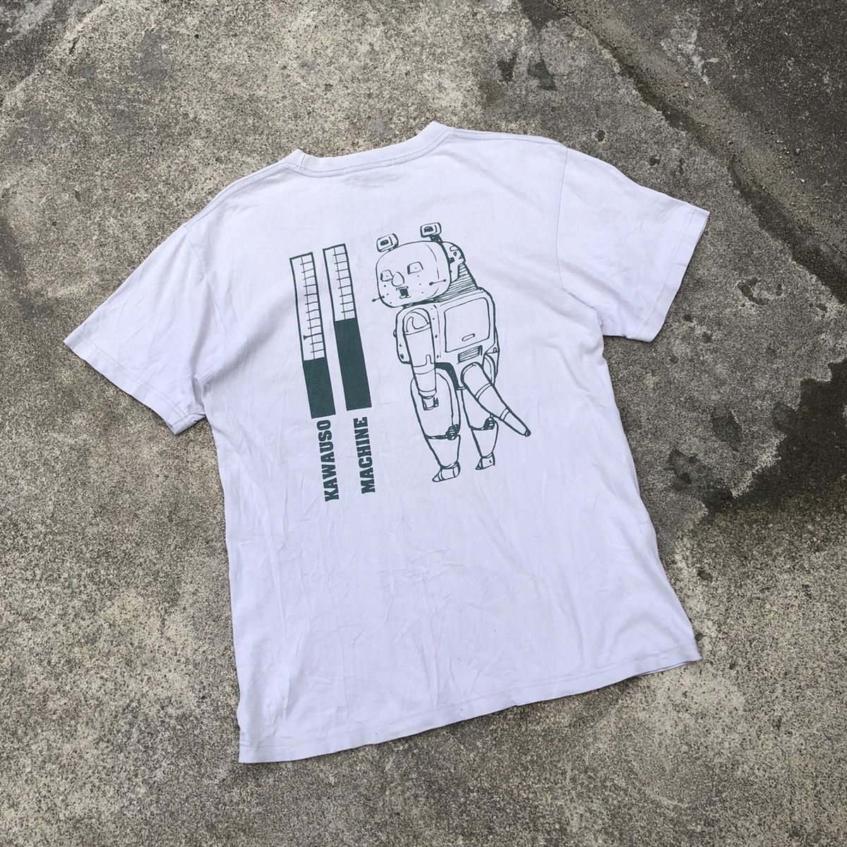 Anime × Vintage 🔥Rare🔥🇯🇵Vintage Kawauso Machine Big Character Promo Anime Tee Size US M / EU 48-50 / 2 - 3 Thumbnail