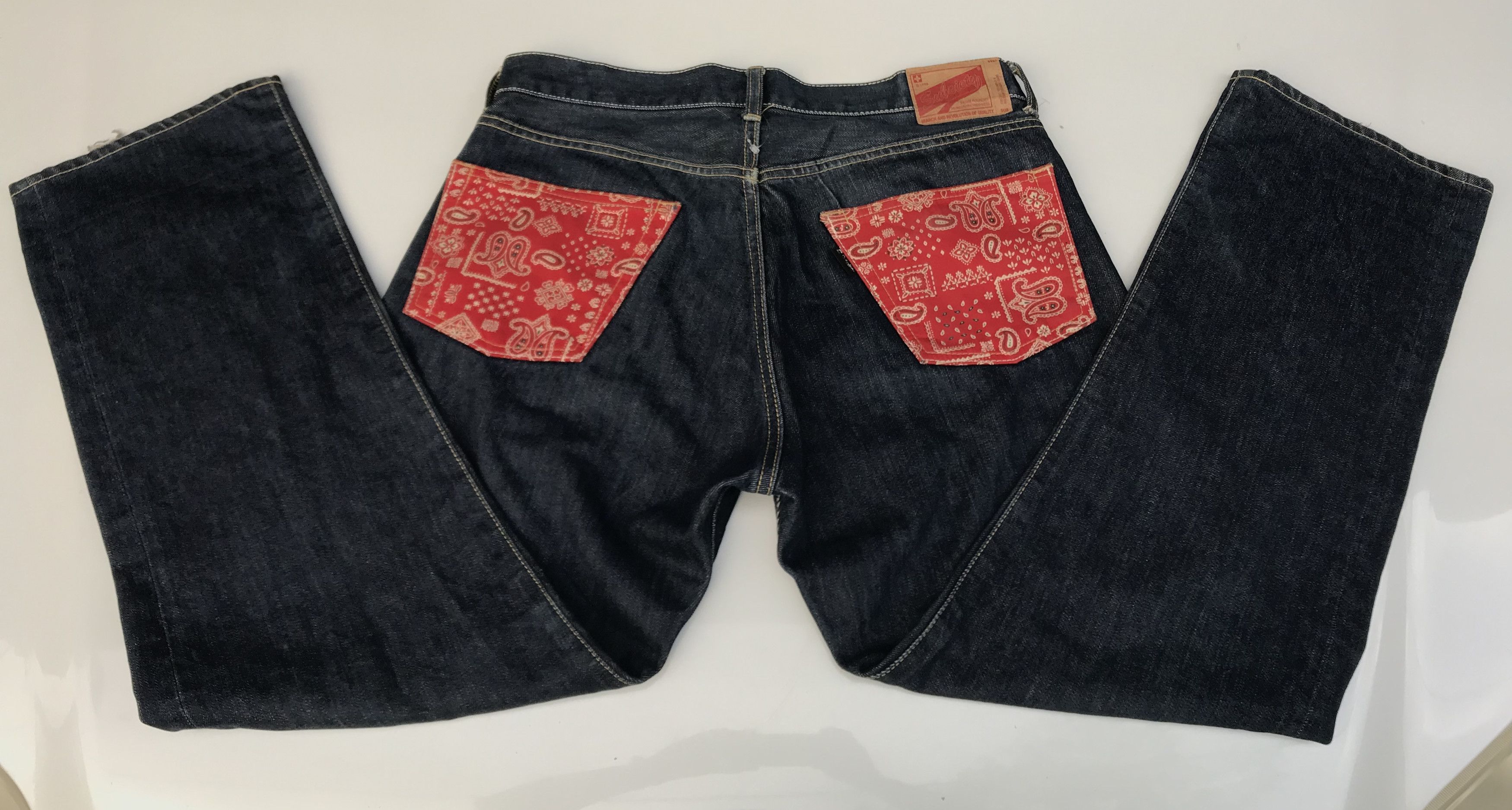 Japanese Brand ❌Last Drop❌SUBCIETY JEANS PAISLEY JAPAN Size US 30 / EU 46 - 1 Thumbnail