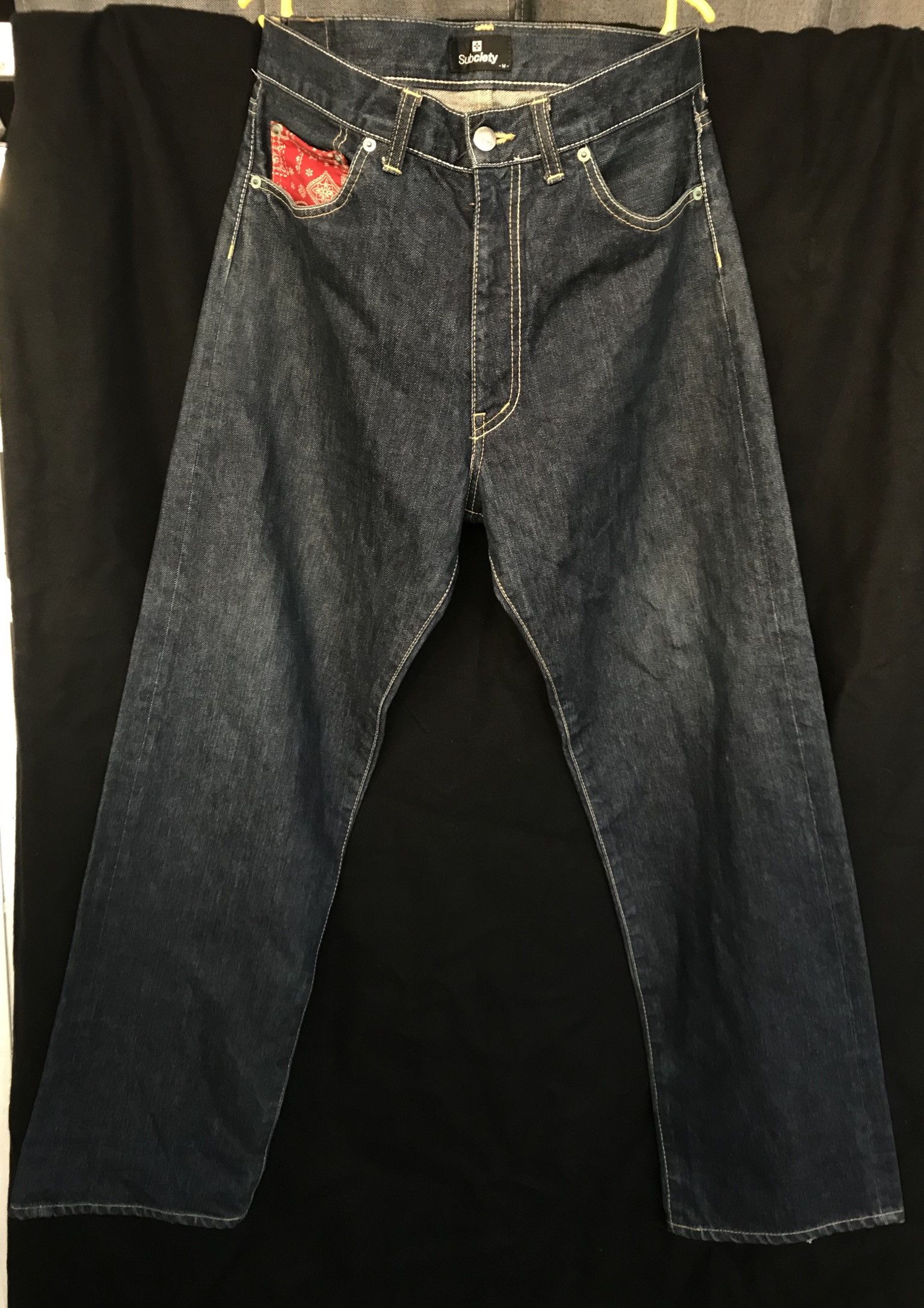 Japanese Brand ❌Last Drop❌SUBCIETY JEANS PAISLEY JAPAN Size US 30 / EU 46 - 2 Thumbnail