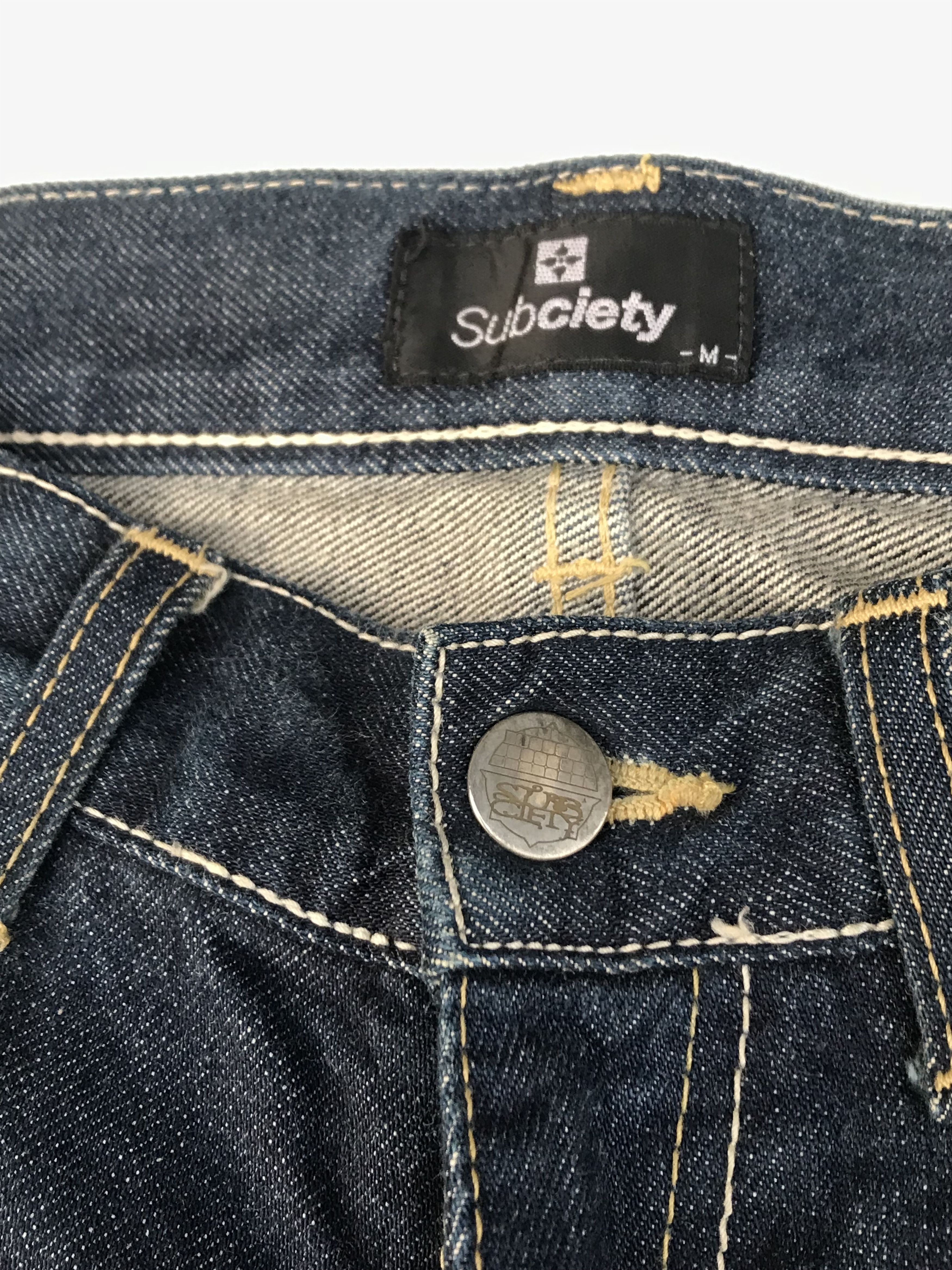 Japanese Brand ❌Last Drop❌SUBCIETY JEANS PAISLEY JAPAN Size US 30 / EU 46 - 10 Thumbnail