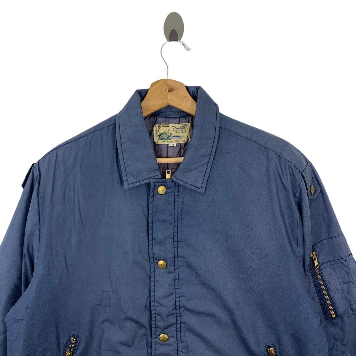 Designer × Vintage Vintage Wrangler Trail Hunting Bomber Zipper Jacket Size US M / EU 48-50 / 2 - 2 Thumbnail
