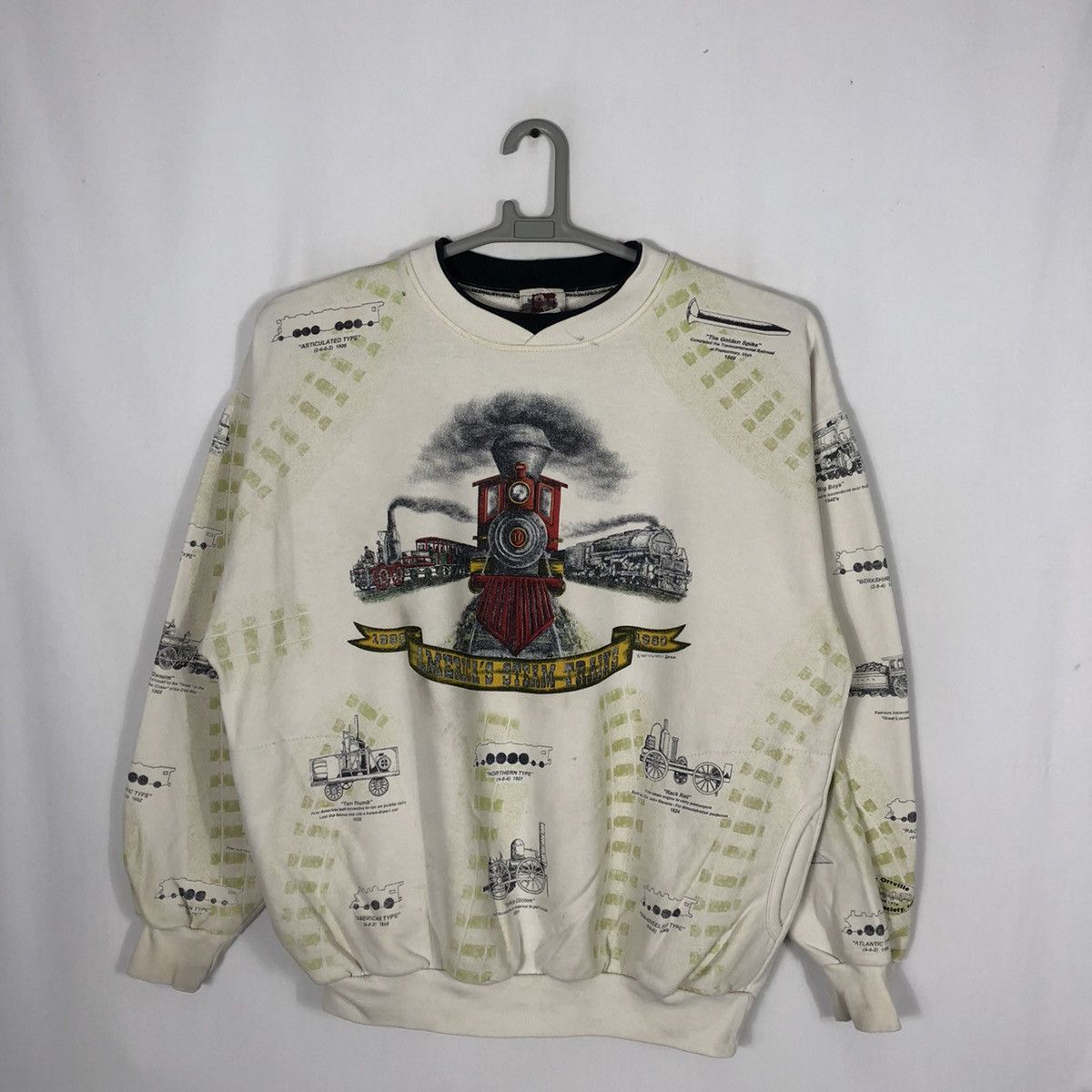 🔥Rare🔥Vintage 90s Unlimited America Steam Train Sweatshirt