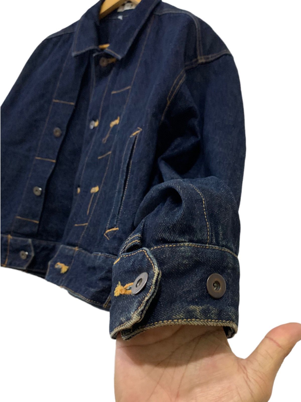 Issey Miyake RARE DESIGN ISSEY MIYAKE JEANS JACKET Size US M / EU 48-50 / 2 - 9 Thumbnail