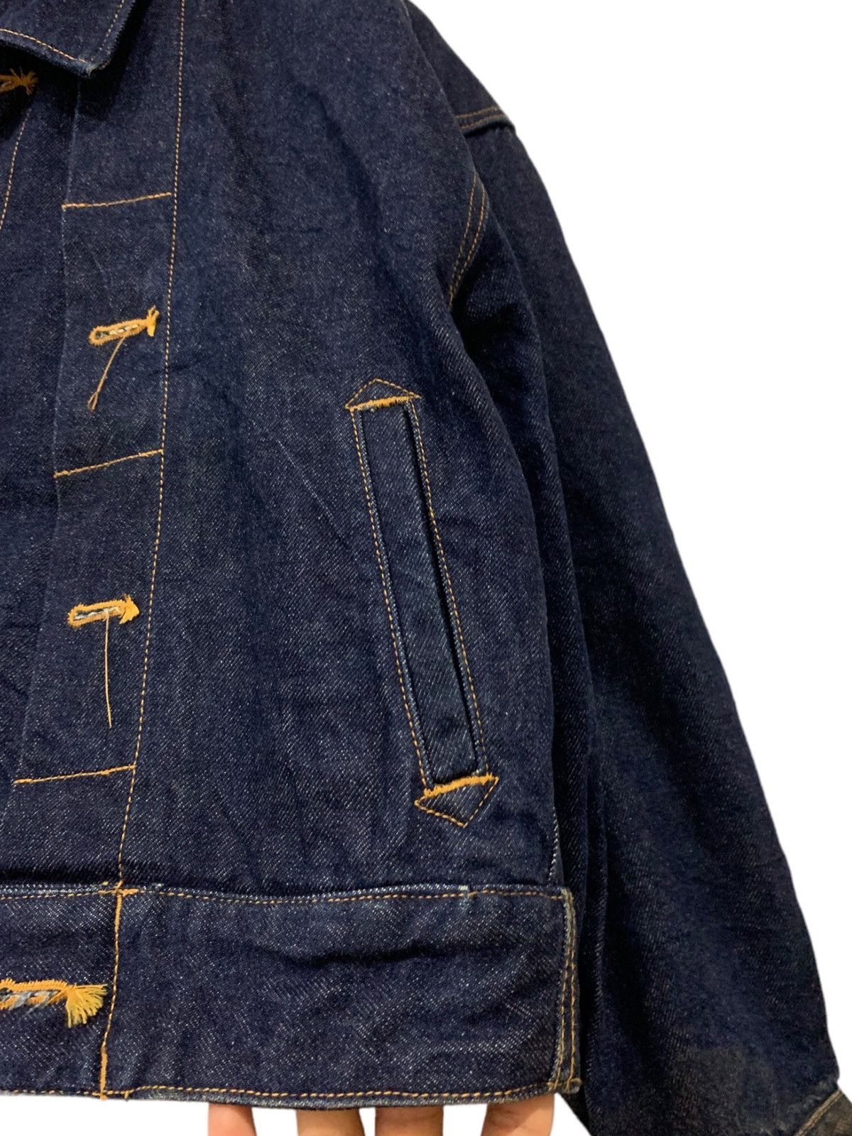 Issey Miyake RARE DESIGN ISSEY MIYAKE JEANS JACKET Size US M / EU 48-50 / 2 - 13 Thumbnail