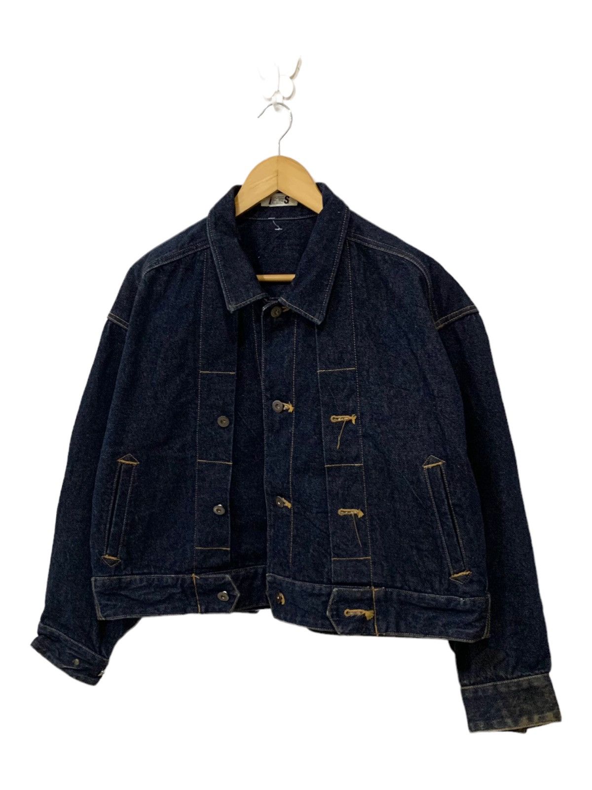 Issey Miyake RARE DESIGN ISSEY MIYAKE JEANS JACKET Size US M / EU 48-50 / 2 - 6 Thumbnail