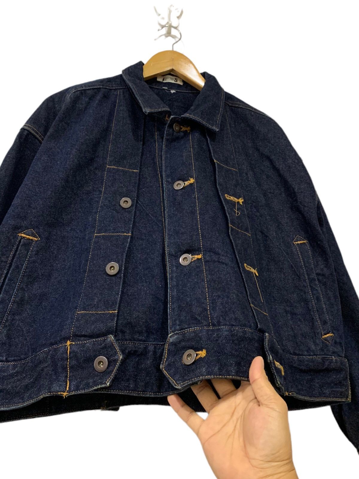Issey Miyake RARE DESIGN ISSEY MIYAKE JEANS JACKET Size US M / EU 48-50 / 2 - 11 Thumbnail