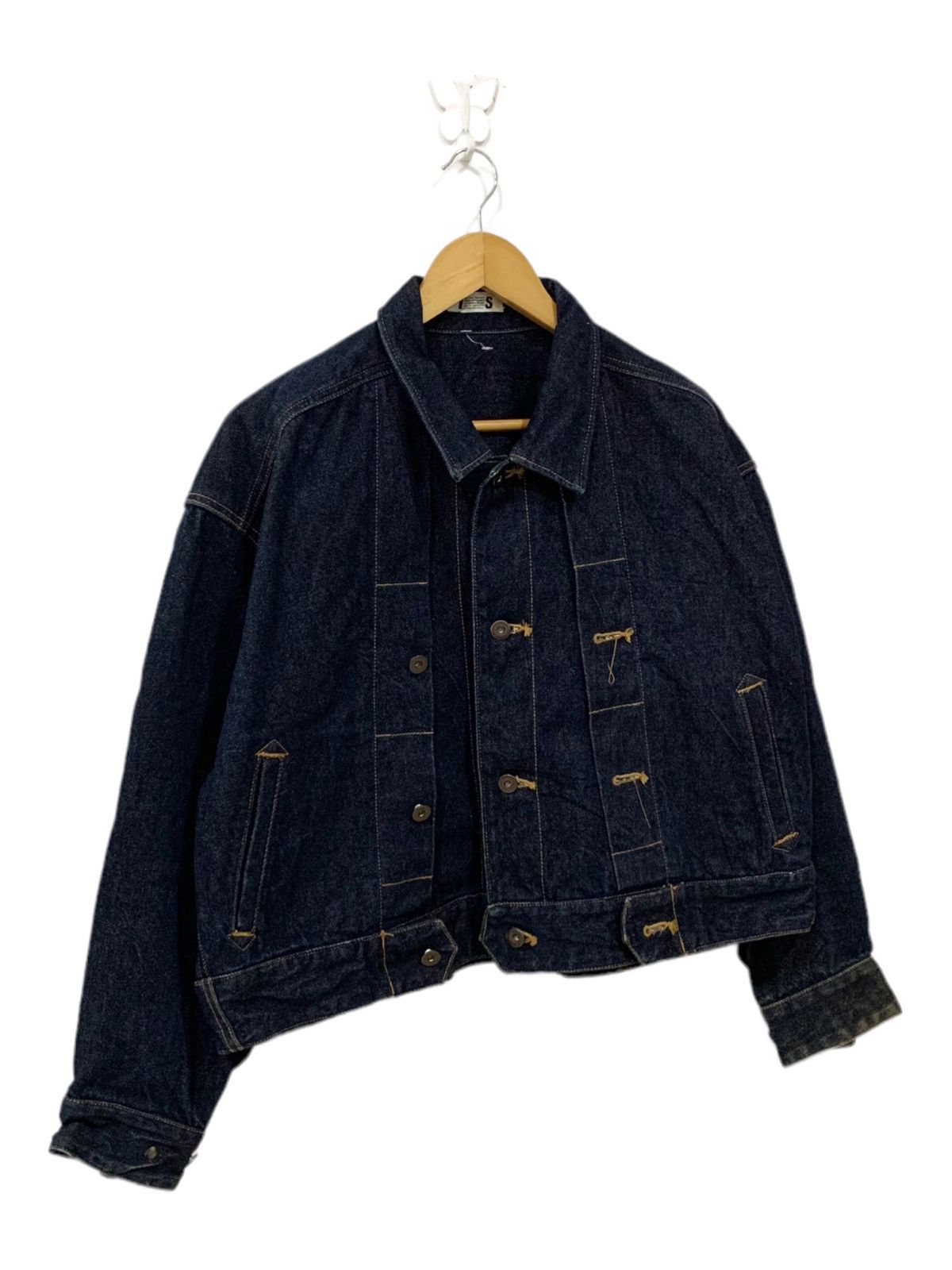 Issey Miyake RARE DESIGN ISSEY MIYAKE JEANS JACKET Size US M / EU 48-50 / 2 - 5 Thumbnail