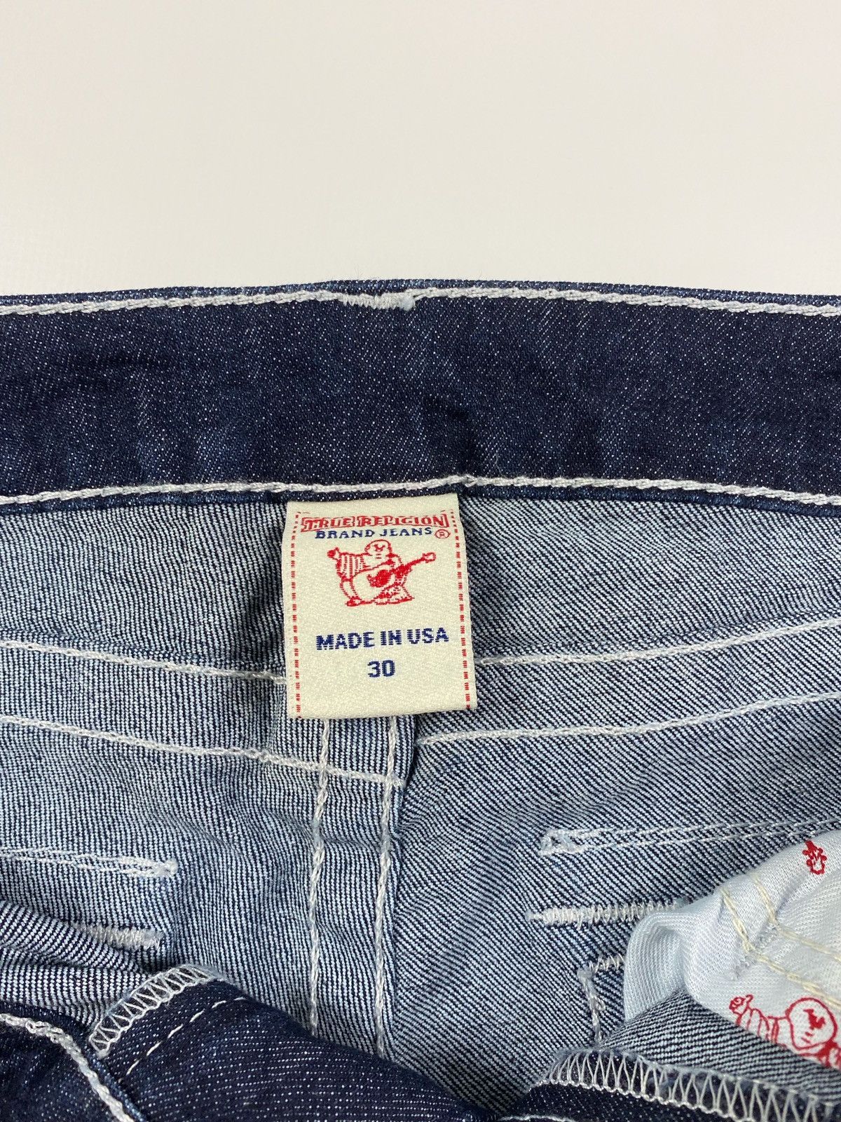 True Religion True Religion Rhinestones Logo Skinny Jeans Pants Size 30 Size 32" / US 10 / IT 46 - 11 Thumbnail