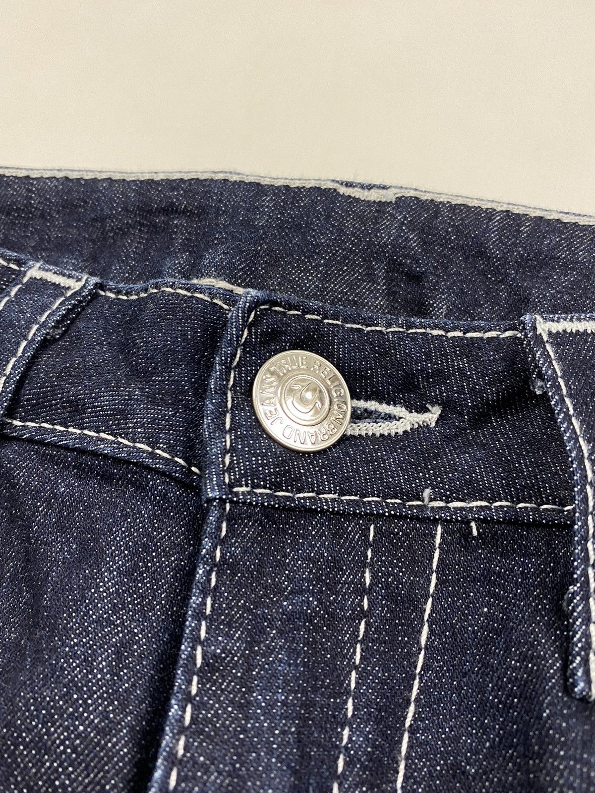 True Religion True Religion Rhinestones Logo Skinny Jeans Pants Size 30 Size 32" / US 10 / IT 46 - 10 Thumbnail
