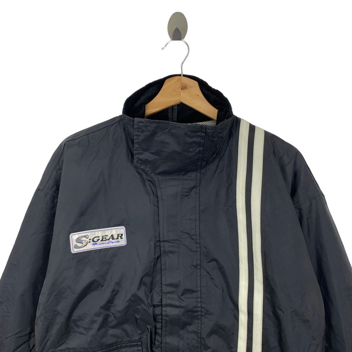 Vintage Vintage S Gear Motorcycle Light Zipper Jacket Size US M / EU 48-50 / 2 - 2 Thumbnail