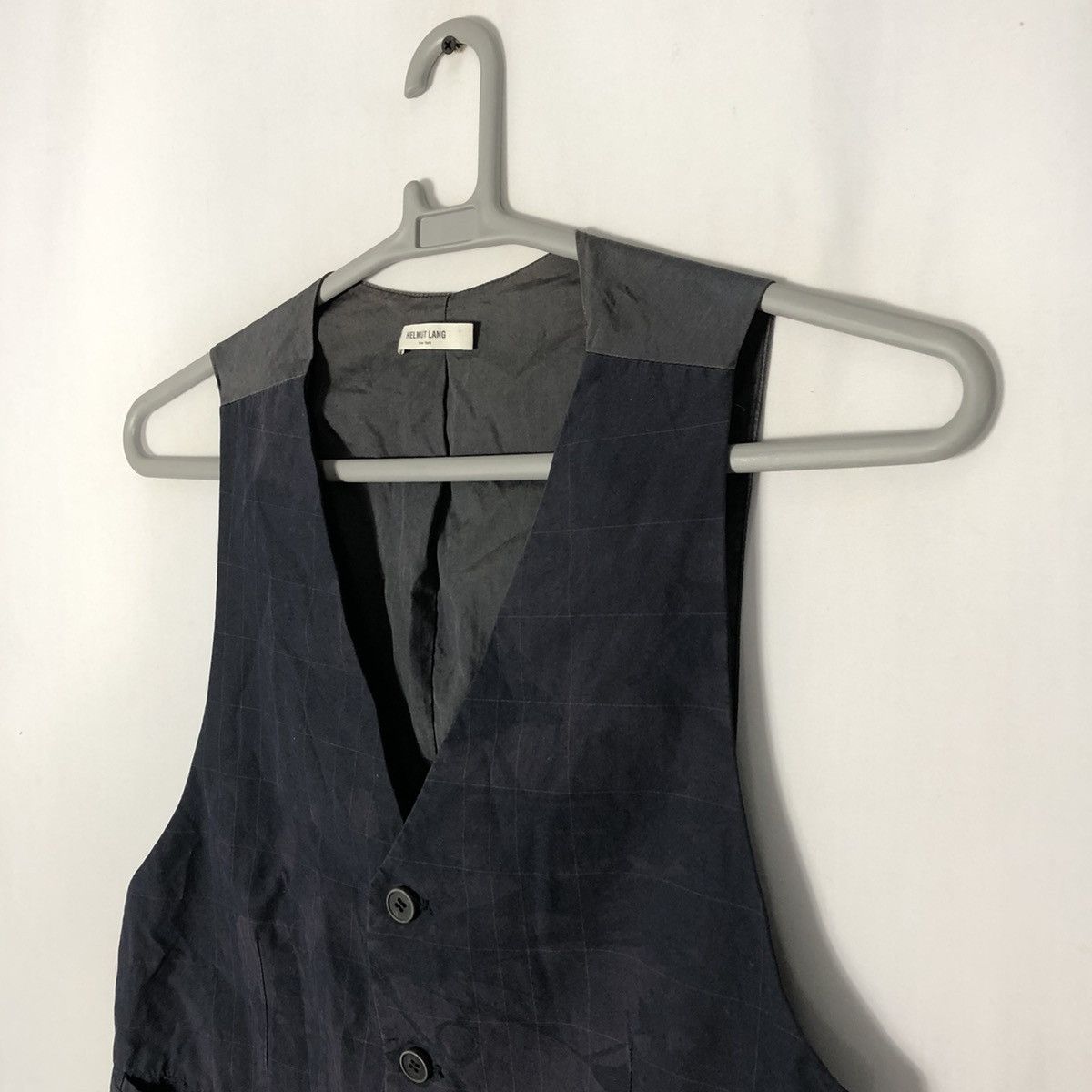 Helmut Lang ❤️Authentic❤️Helmut Lang Dark Splash Abstract Buttons Vests Size XXS / US 00 / IT 34 - 4 Thumbnail
