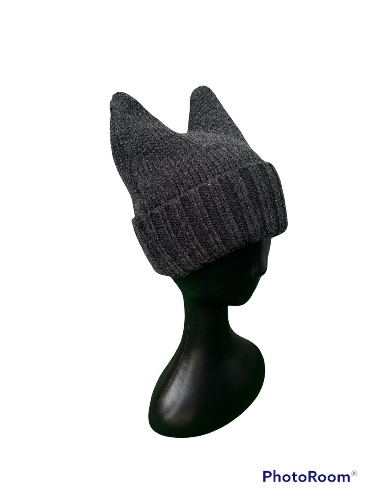 Japanese Brand Japanese Bunny Horn Devil Beanie Hat Size ONE SIZE - 3 Thumbnail