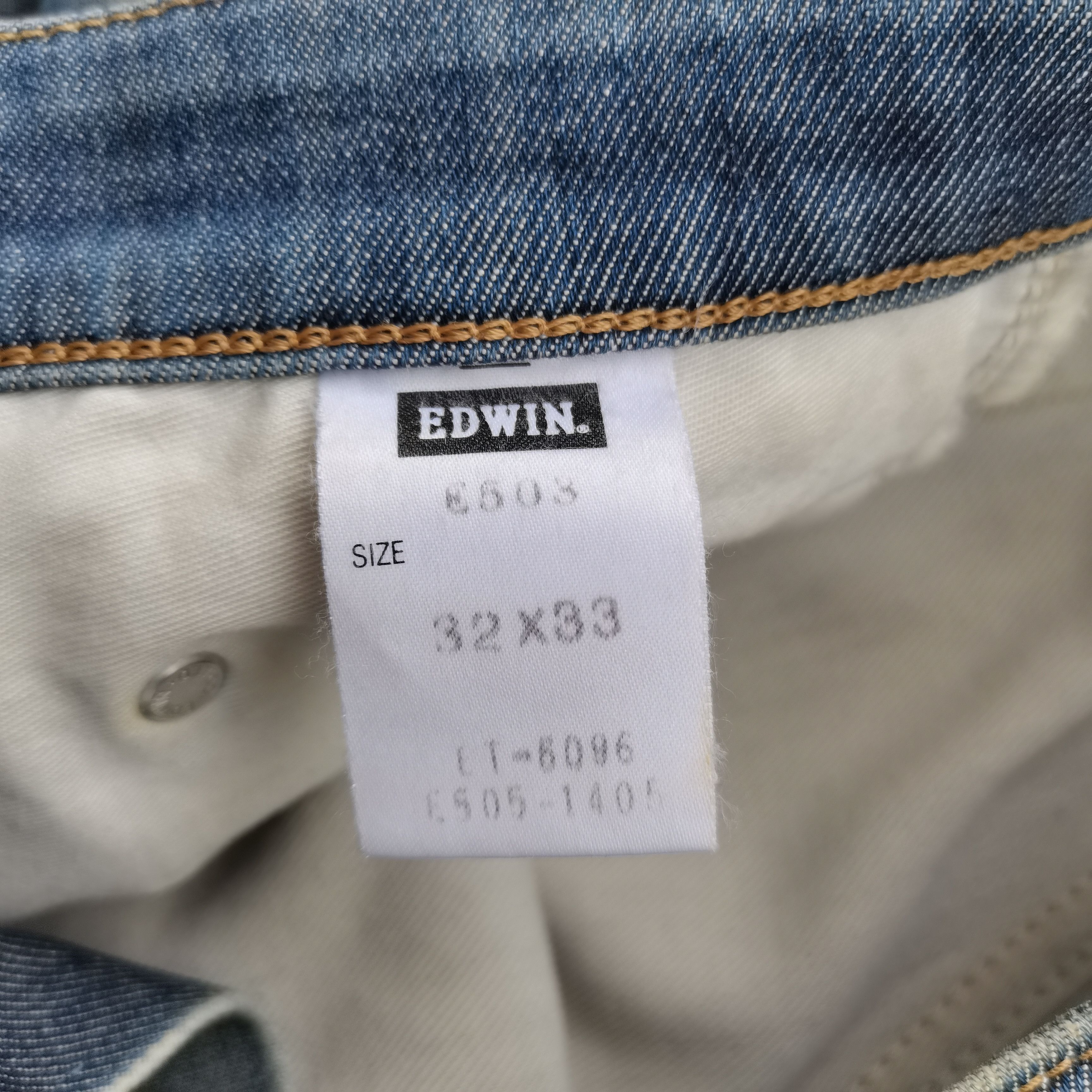 Edwin × Vintage Steals🔥Vintage Y2k EDWIN 503 Selvedge Denim Size 32x33 Size US 33 - 13 Thumbnail