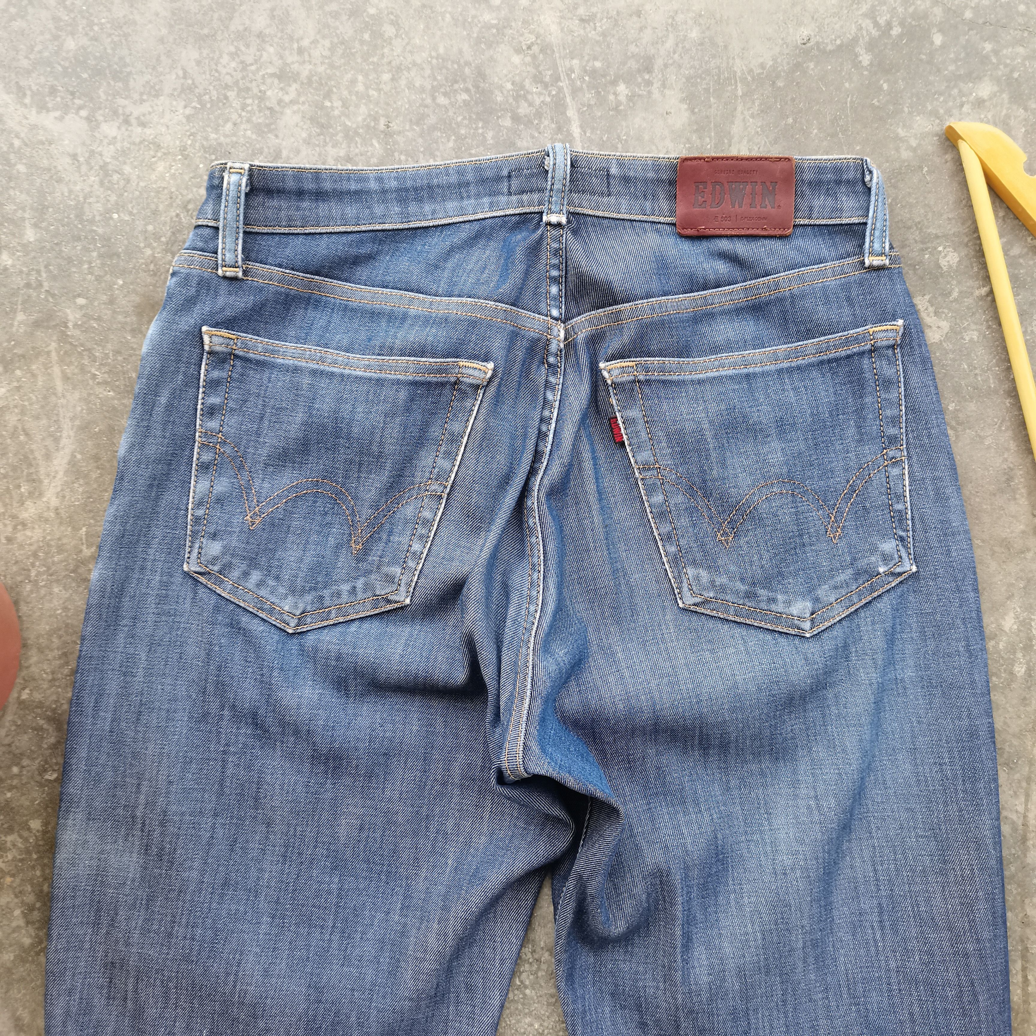 Edwin × Vintage Steals🔥Vintage Y2k EDWIN 503 Selvedge Denim Size 32x33 Size US 33 - 6 Thumbnail