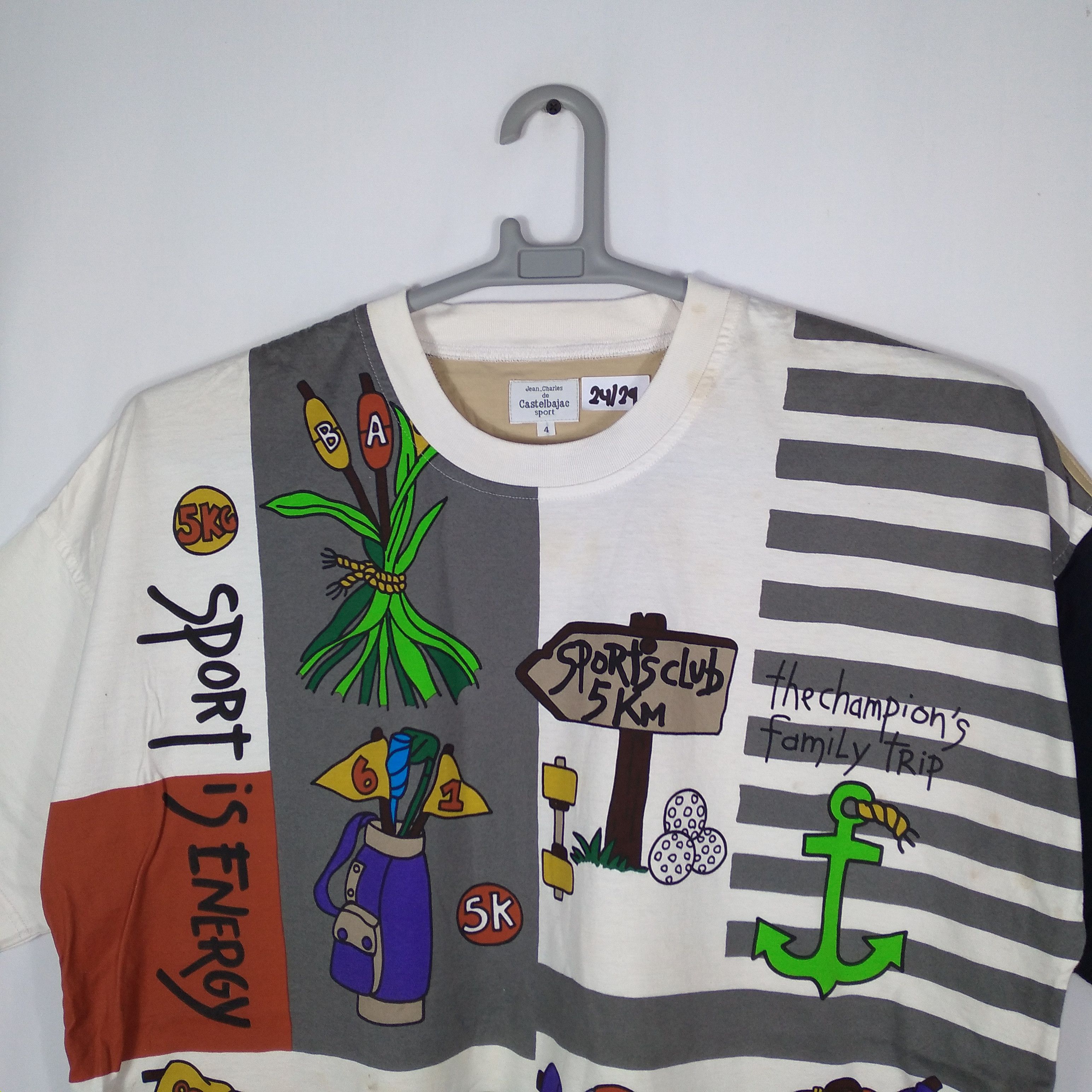 Designer × Jean Charles De Castelbajac × Vintage Rare Vintage JC/DC Art Work Of Teddy Bear Over Print Tee Size US XL / EU 56 / 4 - 2 Thumbnail
