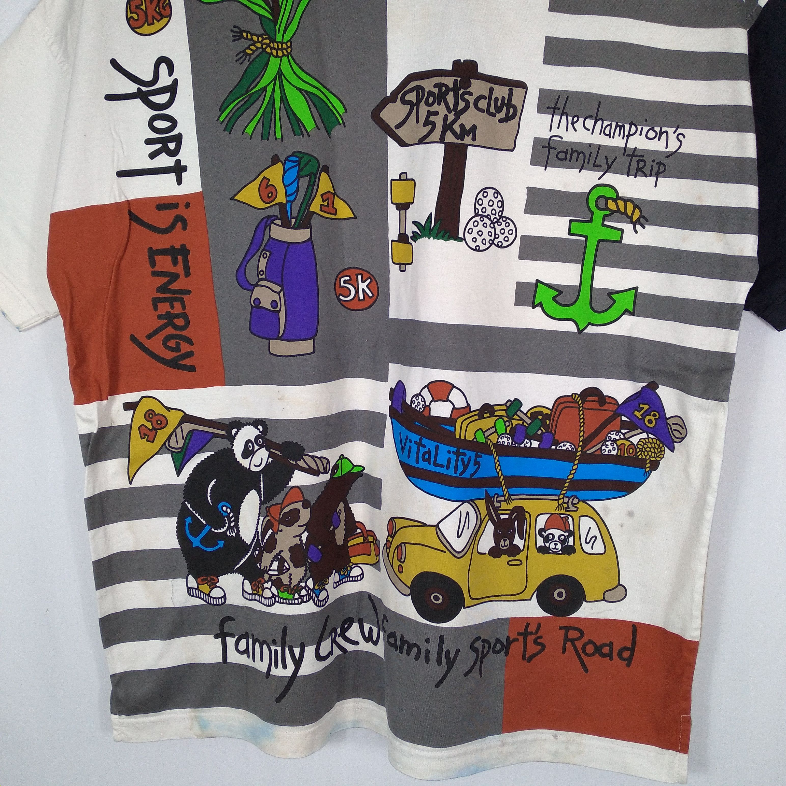 Designer × Jean Charles De Castelbajac × Vintage Rare Vintage JC/DC Art Work Of Teddy Bear Over Print Tee Size US XL / EU 56 / 4 - 3 Thumbnail
