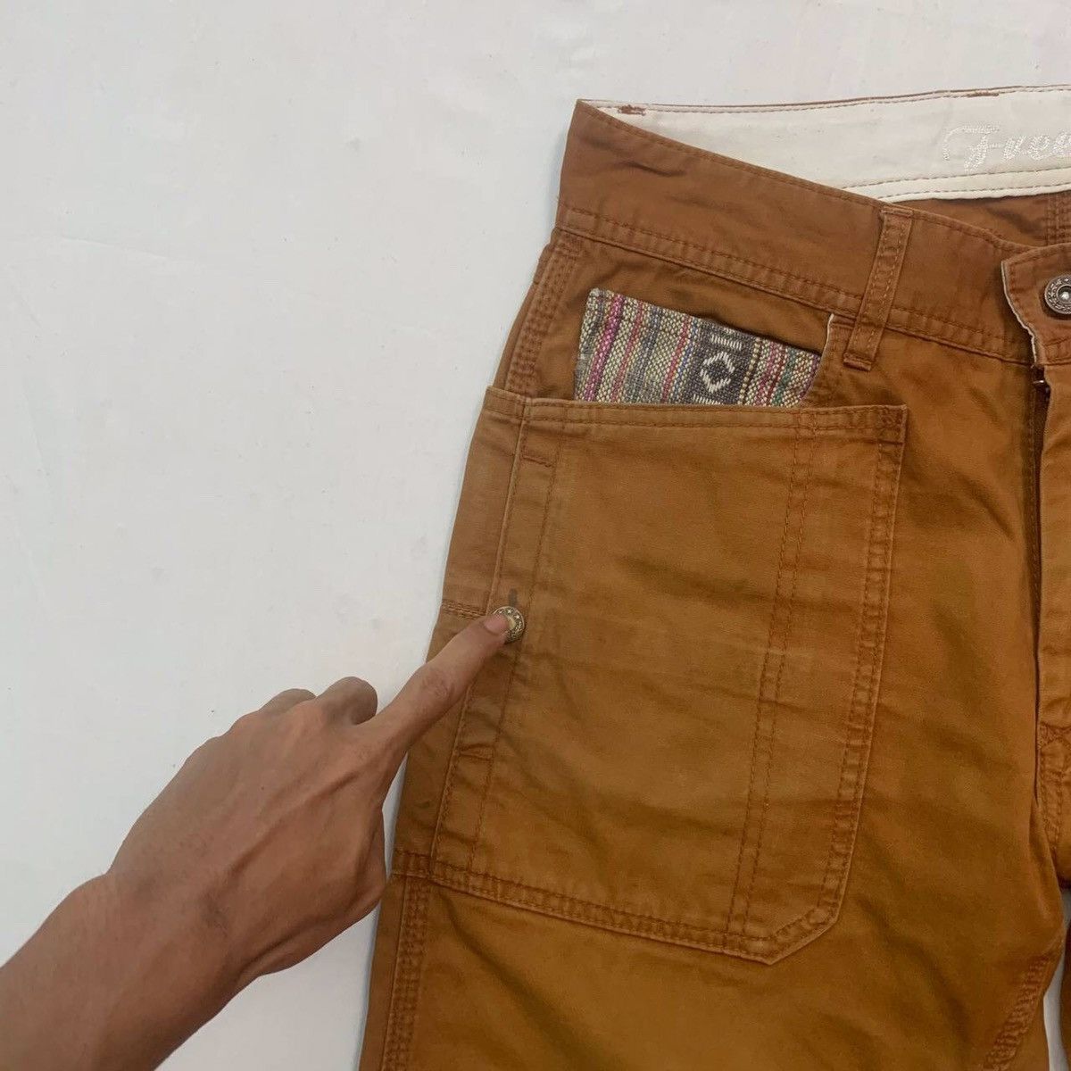 Japanese Brand × Seditionaries × Tornado Mart Japanese Vintage 31x30 Multi BigPocket Navajo Trousers Pants Size US 31 - 13 Thumbnail