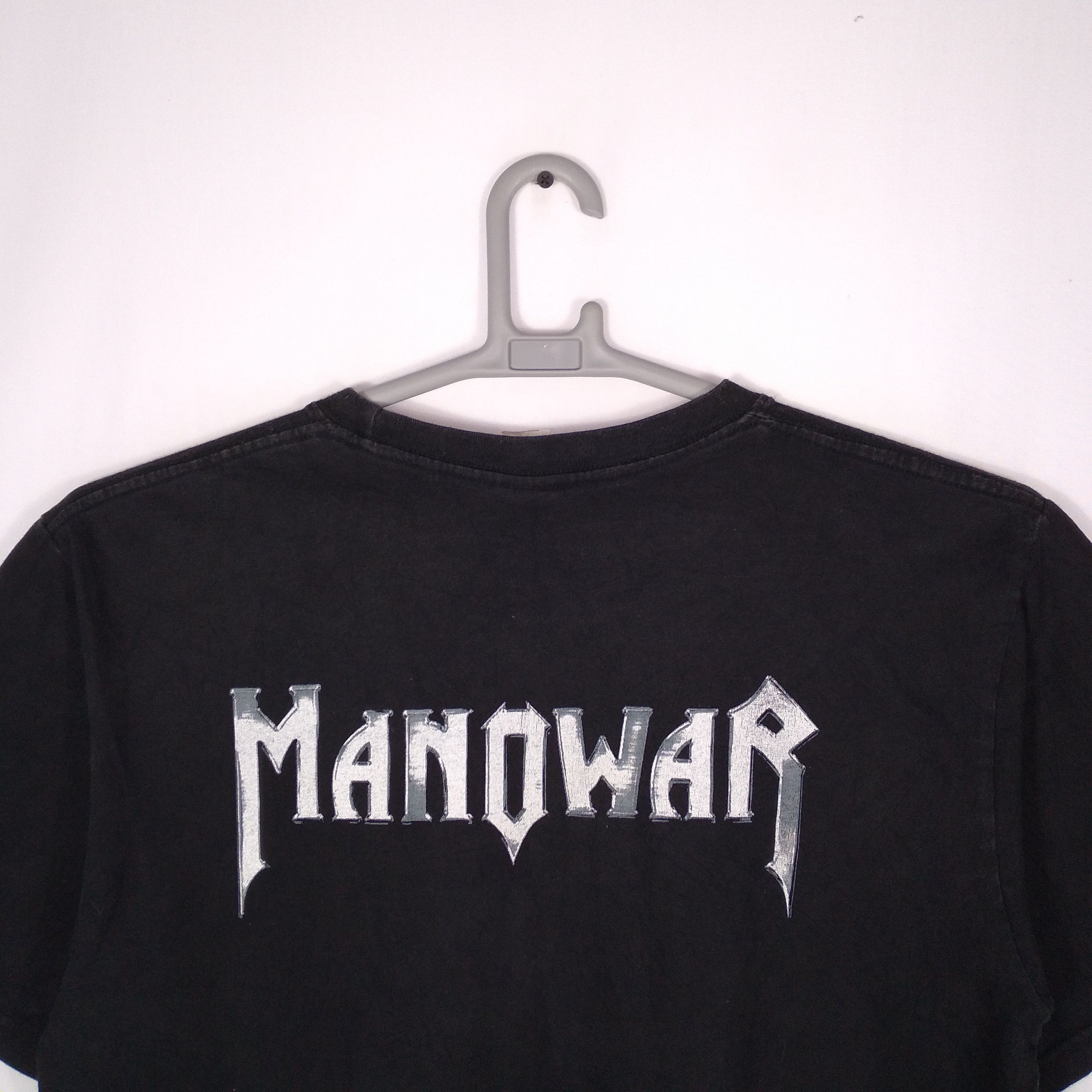 Band Tees × Vintage Vintage Manowar Heavy Metal Band Hell Promo Tee Size US L / EU 52-54 / 3 - 5 Thumbnail