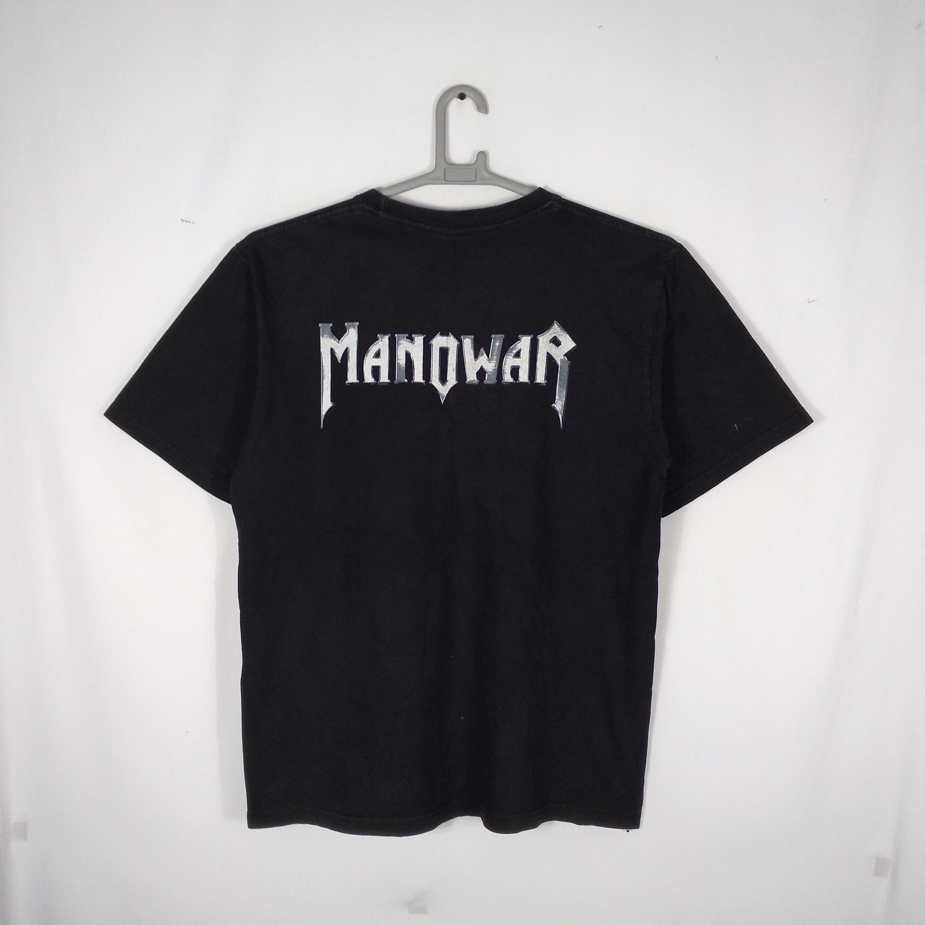 Band Tees × Vintage Vintage Manowar Heavy Metal Band Hell Promo Tee Size US L / EU 52-54 / 3 - 4 Thumbnail