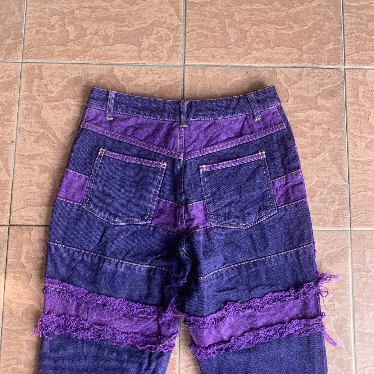 Hysteric Glamour × Japanese Brand JAPANESE FLARE/BOOTCUT HAGI INSPIRED HYSTERIC GLAMOUR JEANS Size US 26 / EU 42 - 8 Thumbnail