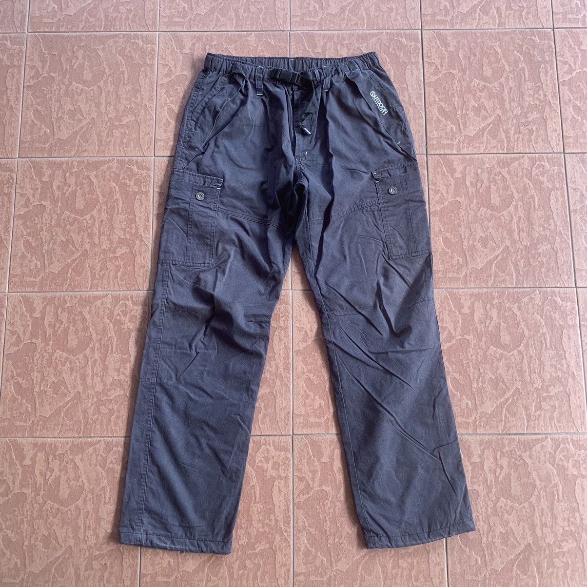 Japanese Brand OUTDOOR PRODUCTS TROUSERS HIKING WITH BELT PANTS Size US 29 - 1 Thumbnail