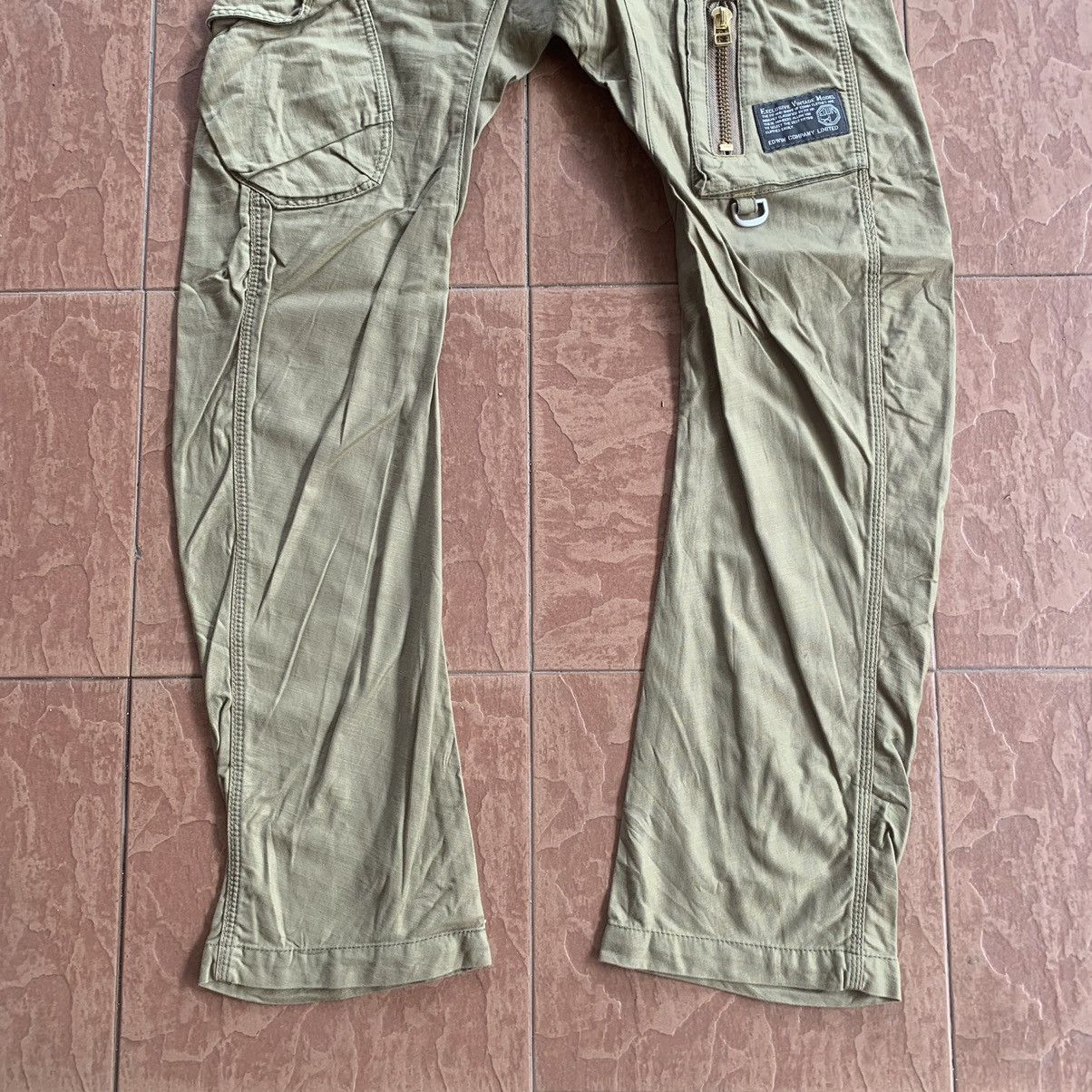 Japanese Brand × Vintage JAPANESE VINTAGE TROUSERS EDWIN UTILITY CROTCH-C CARGO PANTS Size US 30 / EU 46 - 4 Thumbnail