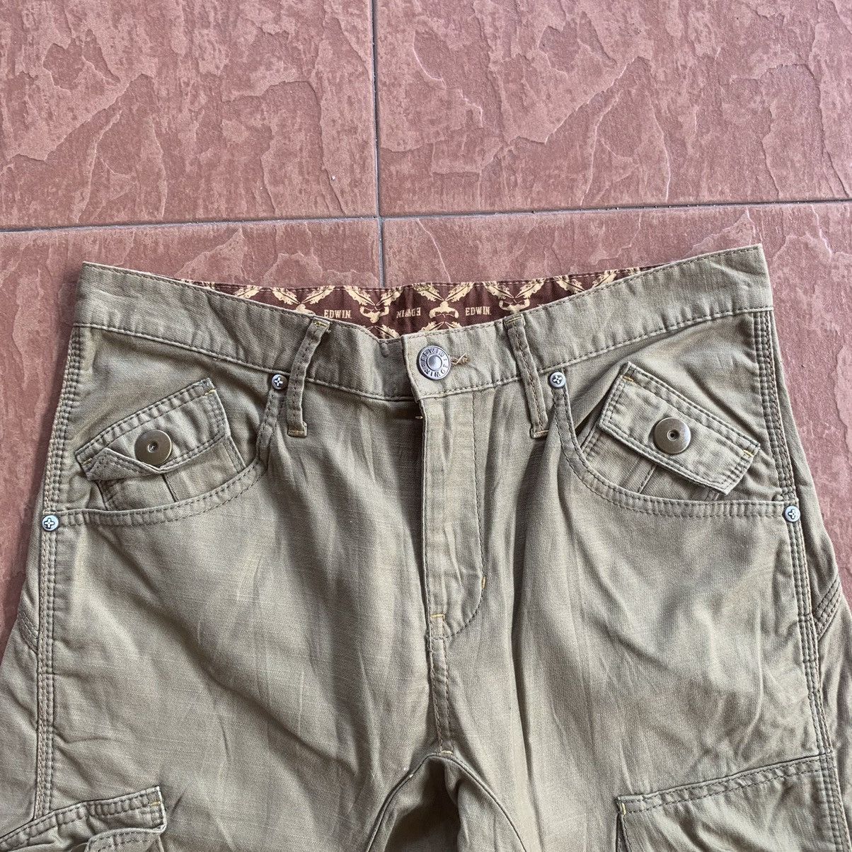 Japanese Brand × Vintage JAPANESE VINTAGE TROUSERS EDWIN UTILITY CROTCH-C CARGO PANTS Size US 30 / EU 46 - 5 Thumbnail