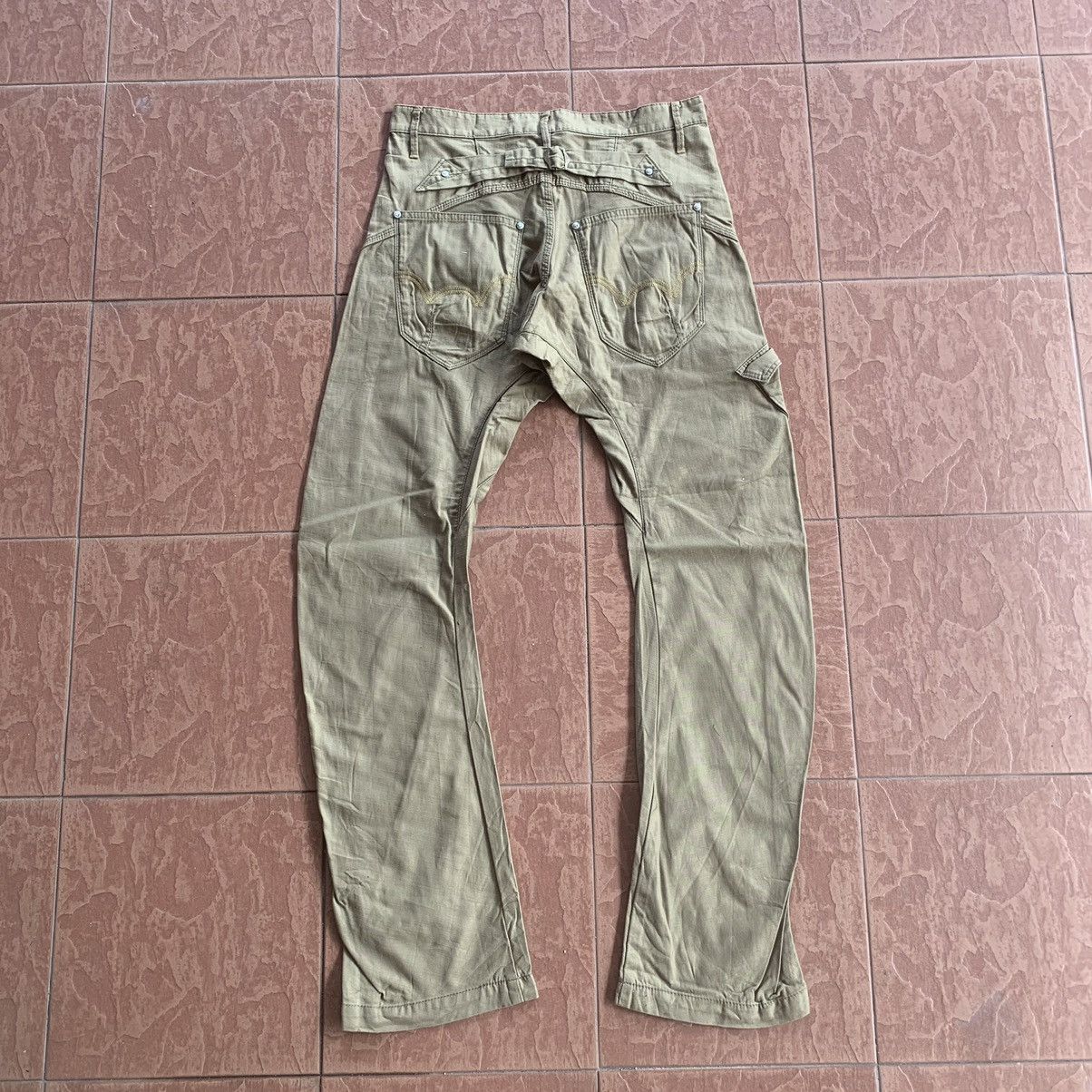 Japanese Brand × Vintage JAPANESE VINTAGE TROUSERS EDWIN UTILITY CROTCH-C CARGO PANTS Size US 30 / EU 46 - 10 Thumbnail