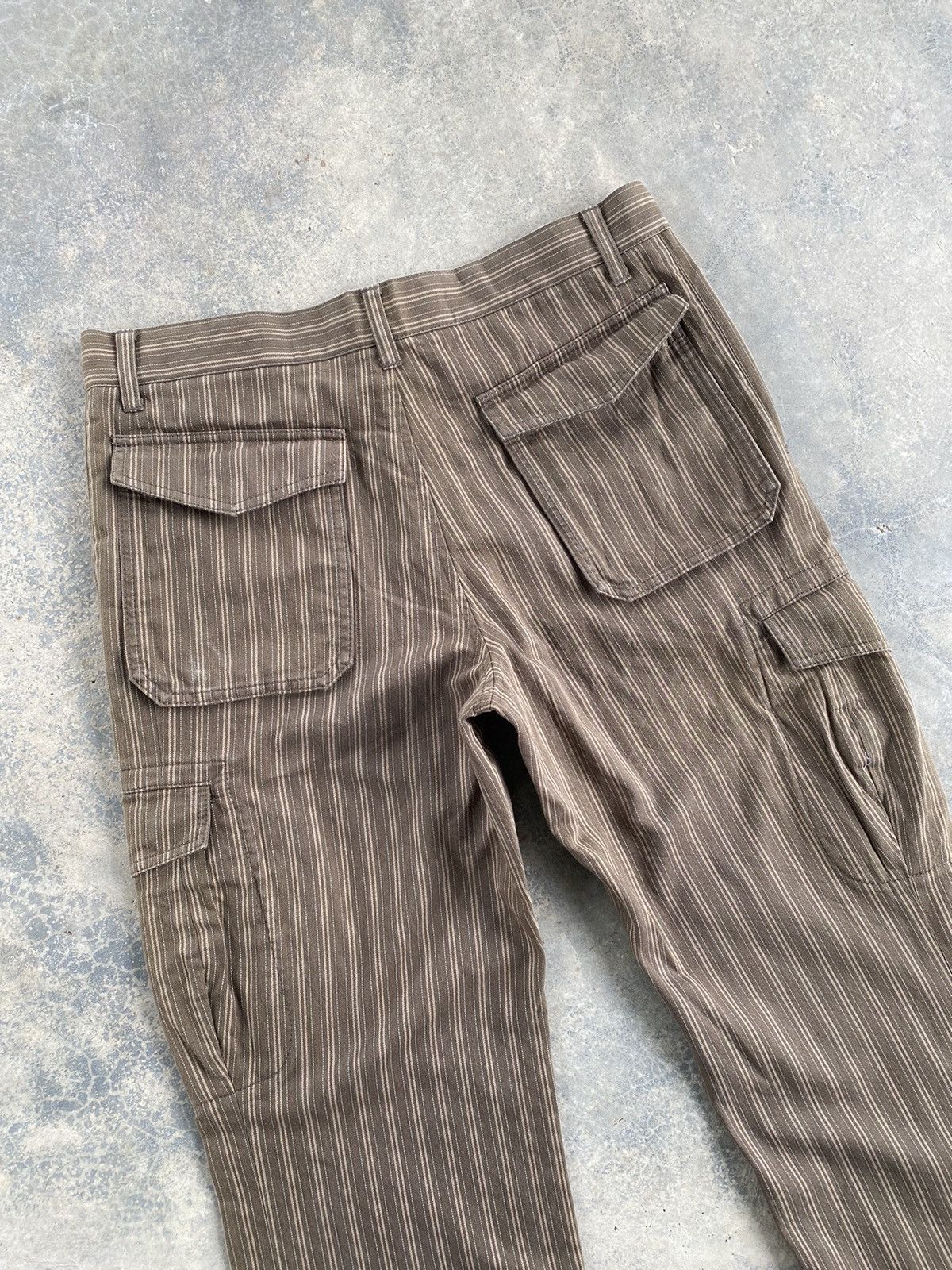 Yohji Yamamoto Vintage Yohji Yamamoto A.A.R Brown Cargo Pants Size US 31 - 6 Thumbnail