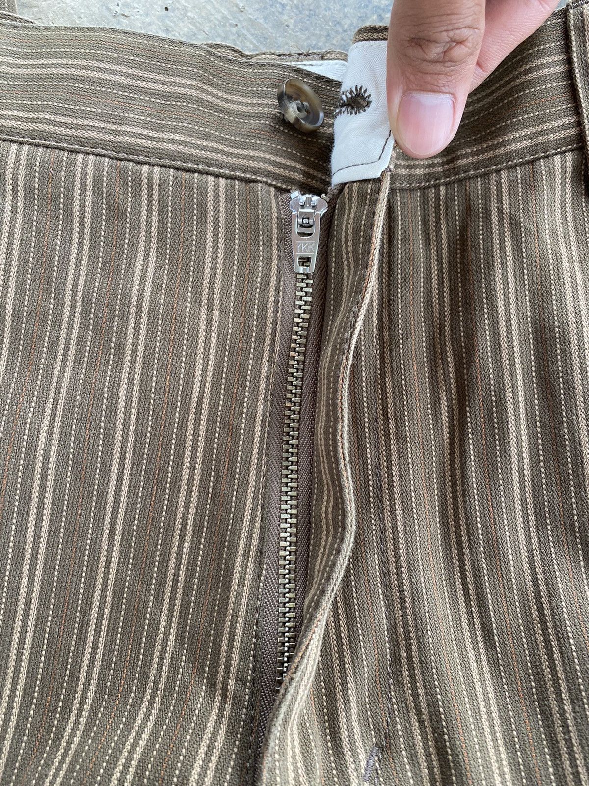 Yohji Yamamoto Vintage Yohji Yamamoto A.A.R Brown Cargo Pants Size US 31 - 9 Thumbnail