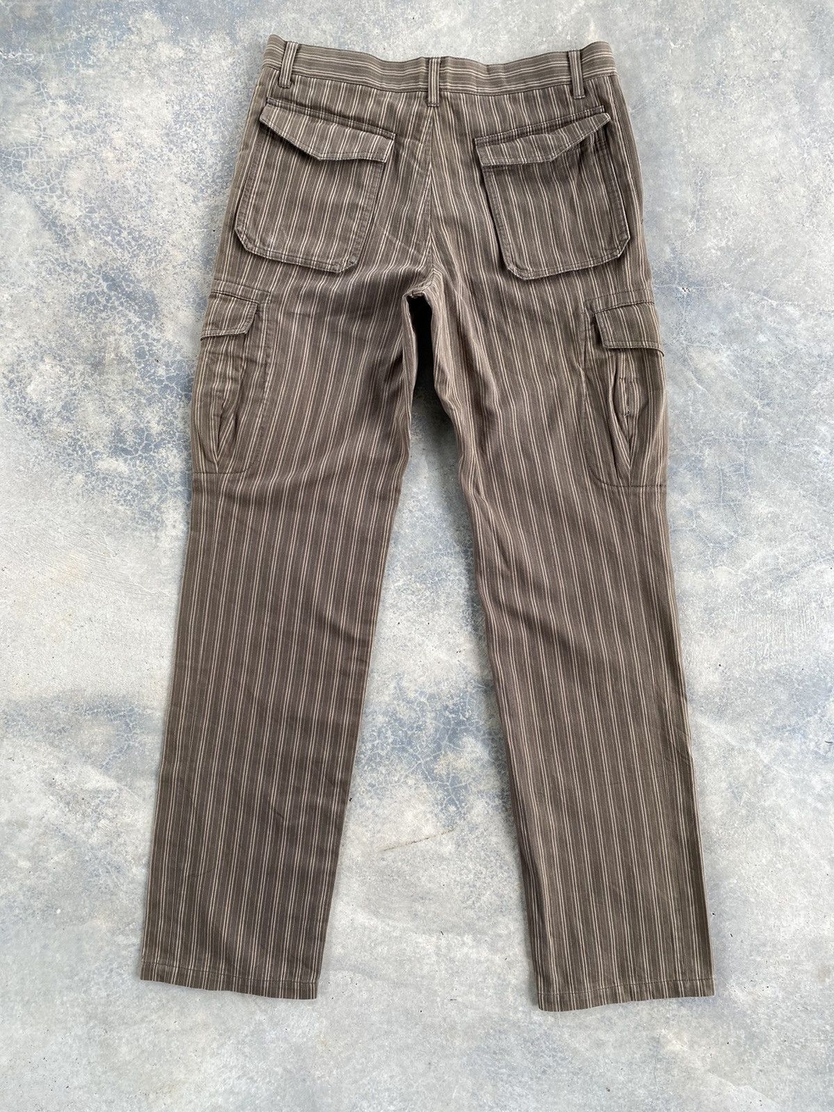 Yohji Yamamoto Vintage Yohji Yamamoto A.A.R Brown Cargo Pants Size US 31 - 2 Thumbnail