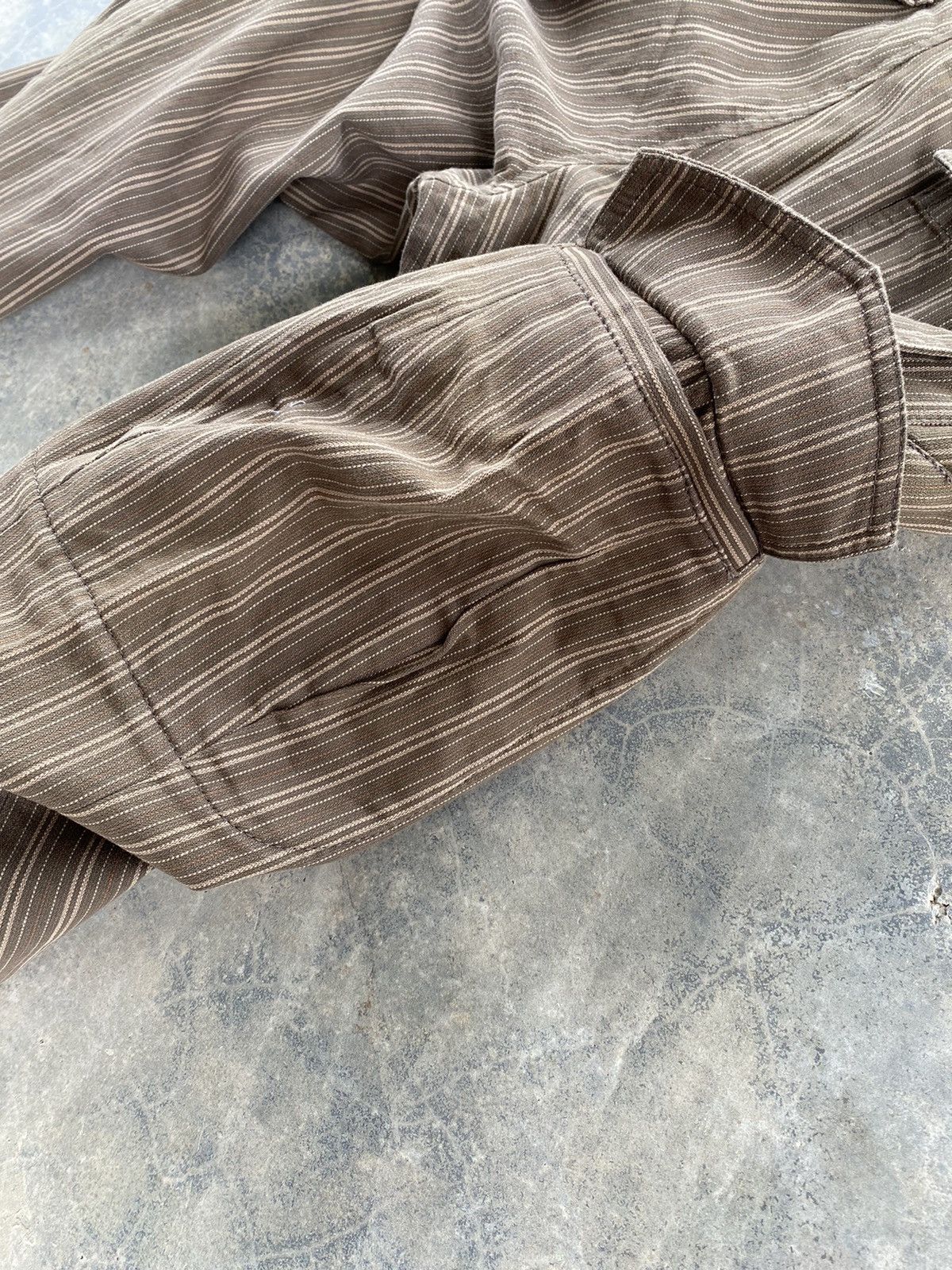 Yohji Yamamoto Vintage Yohji Yamamoto A.A.R Brown Cargo Pants Size US 31 - 8 Thumbnail